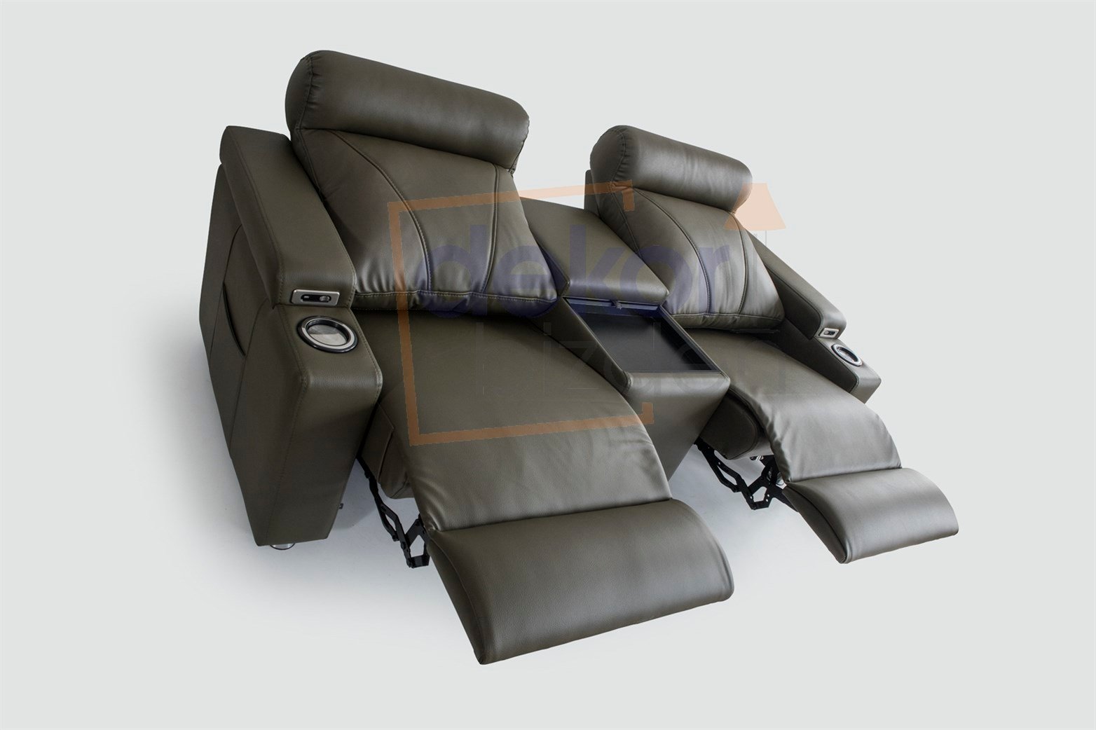 İkili Ev Sinema Koltuğu Plus Masajlı
