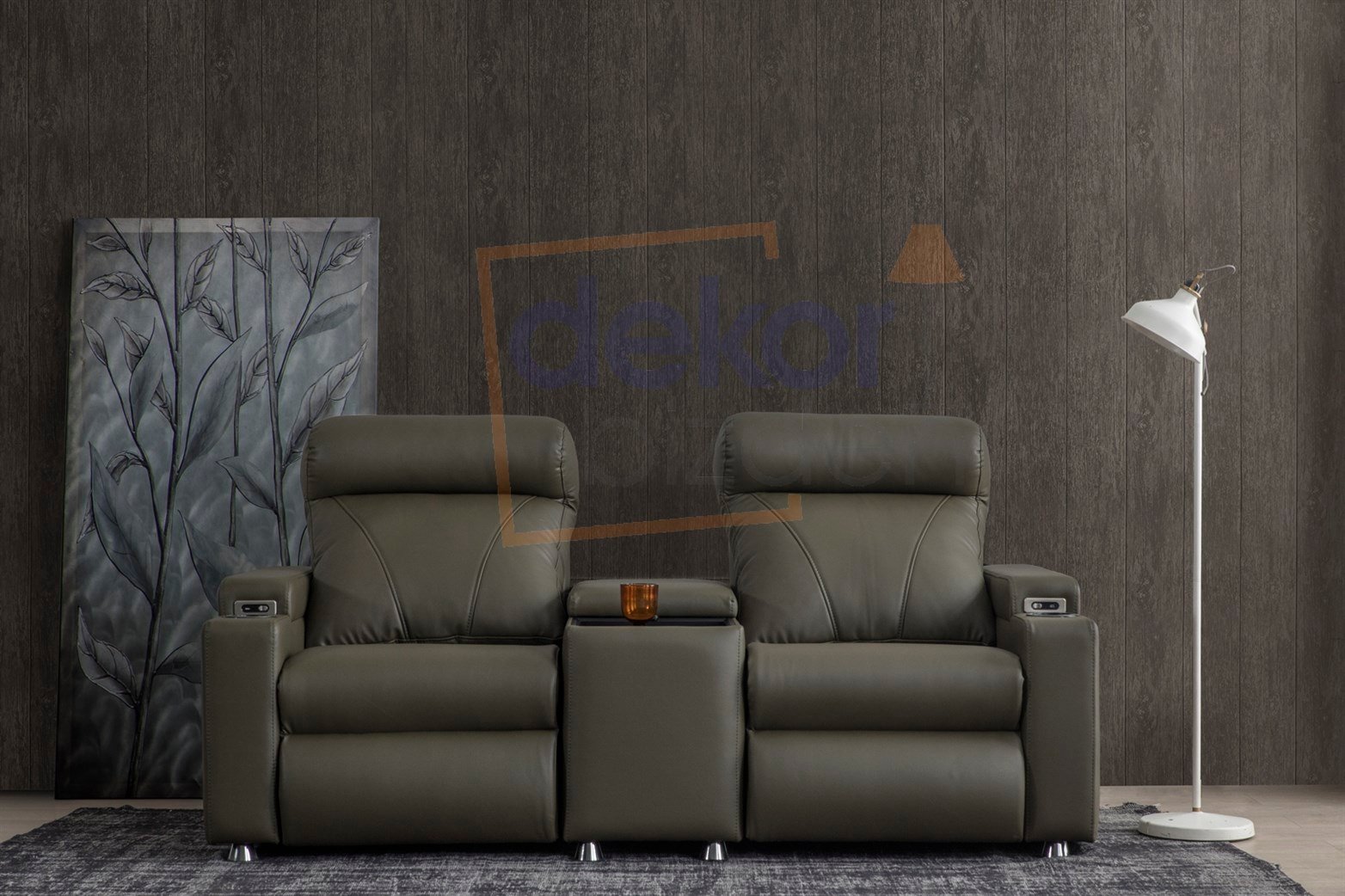 İkili Ev Sinema Koltuğu Plus Masajlı