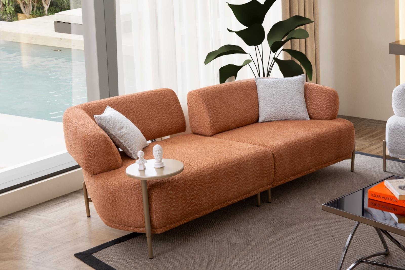 İnci Üçlü Kanepe