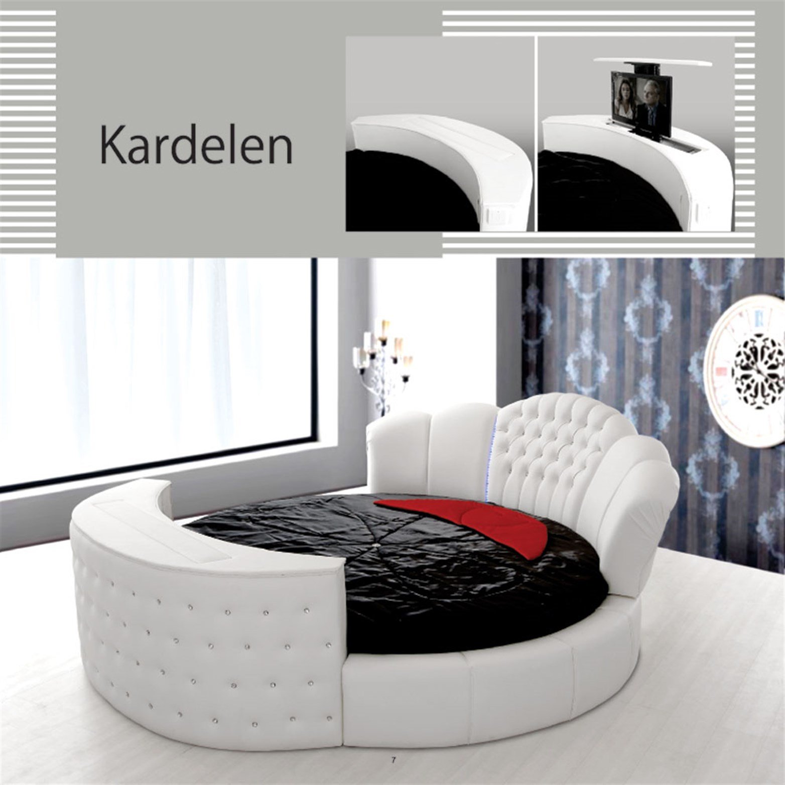 Kardelen Yuvarlak Karyola 