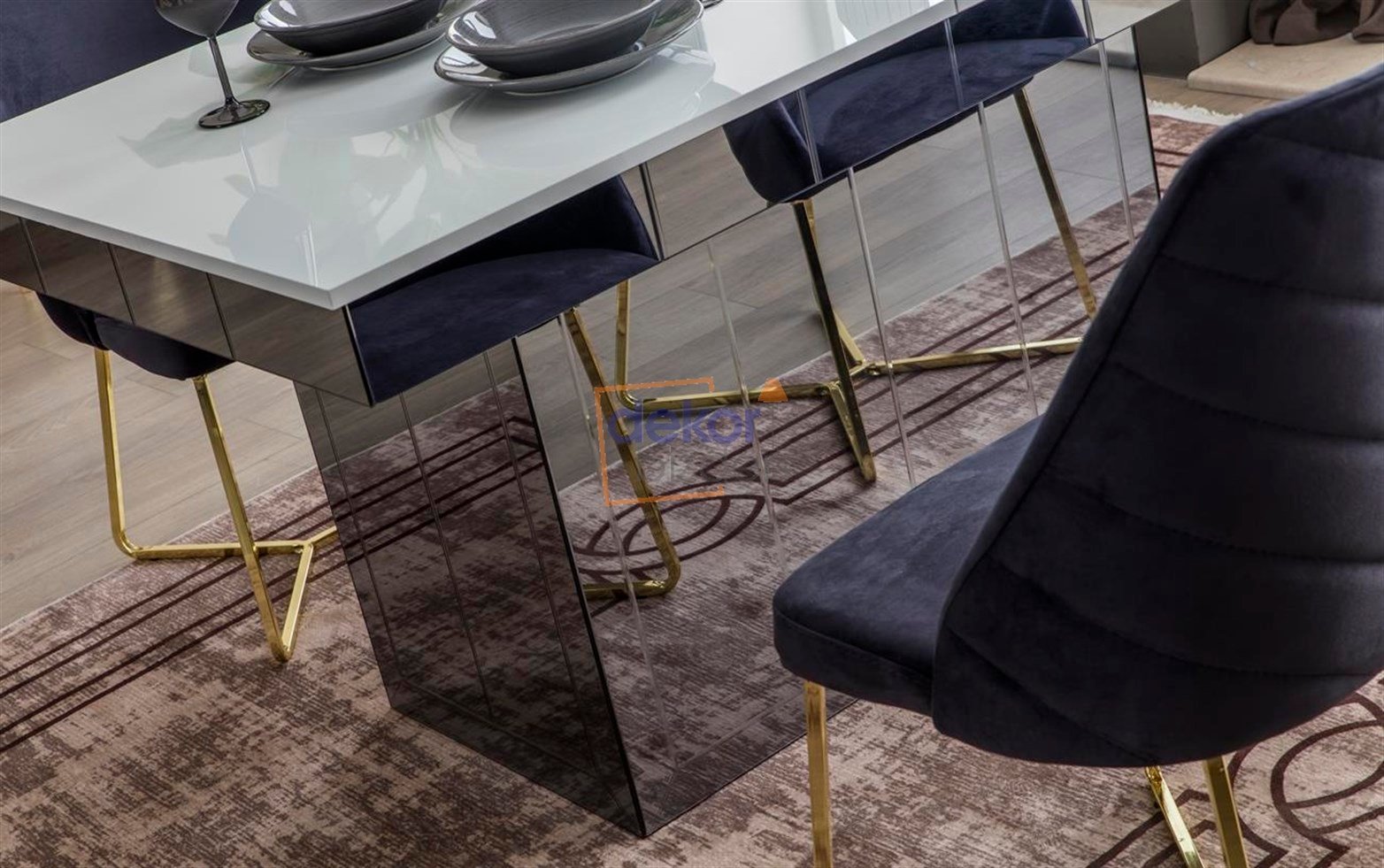 Lexus Yemek Odası Masası Beyaz