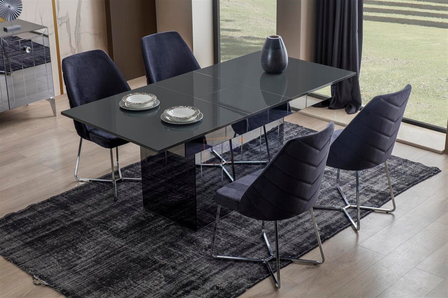 Lexus Yemek Odası Takımı Gri