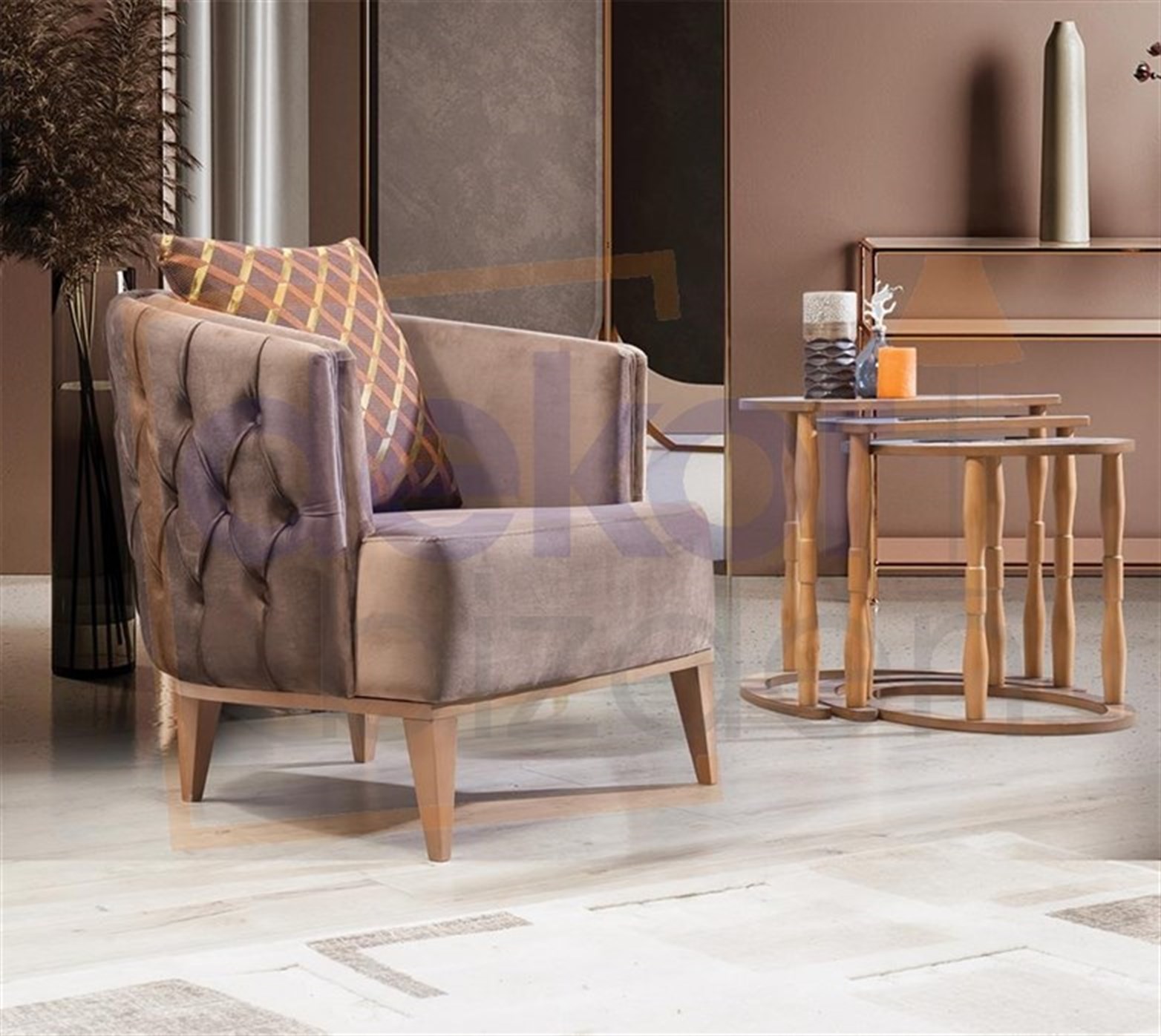 Lila Koltuk Takımı