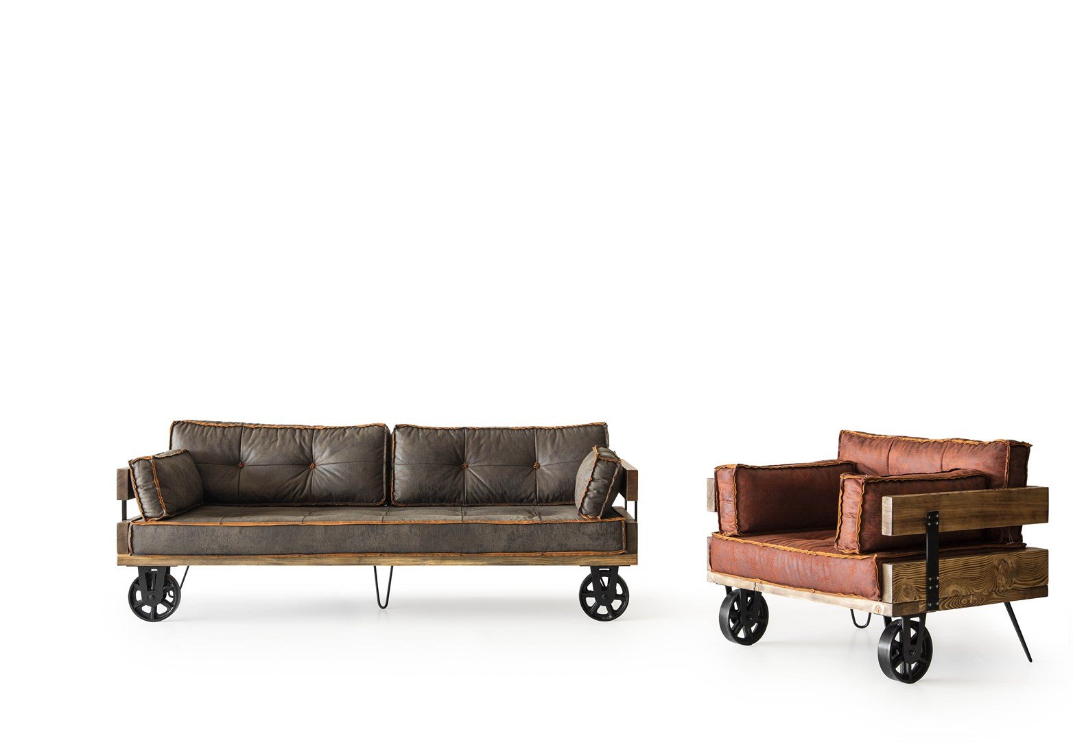 Loft Koltuk Takımı Tekerlekli