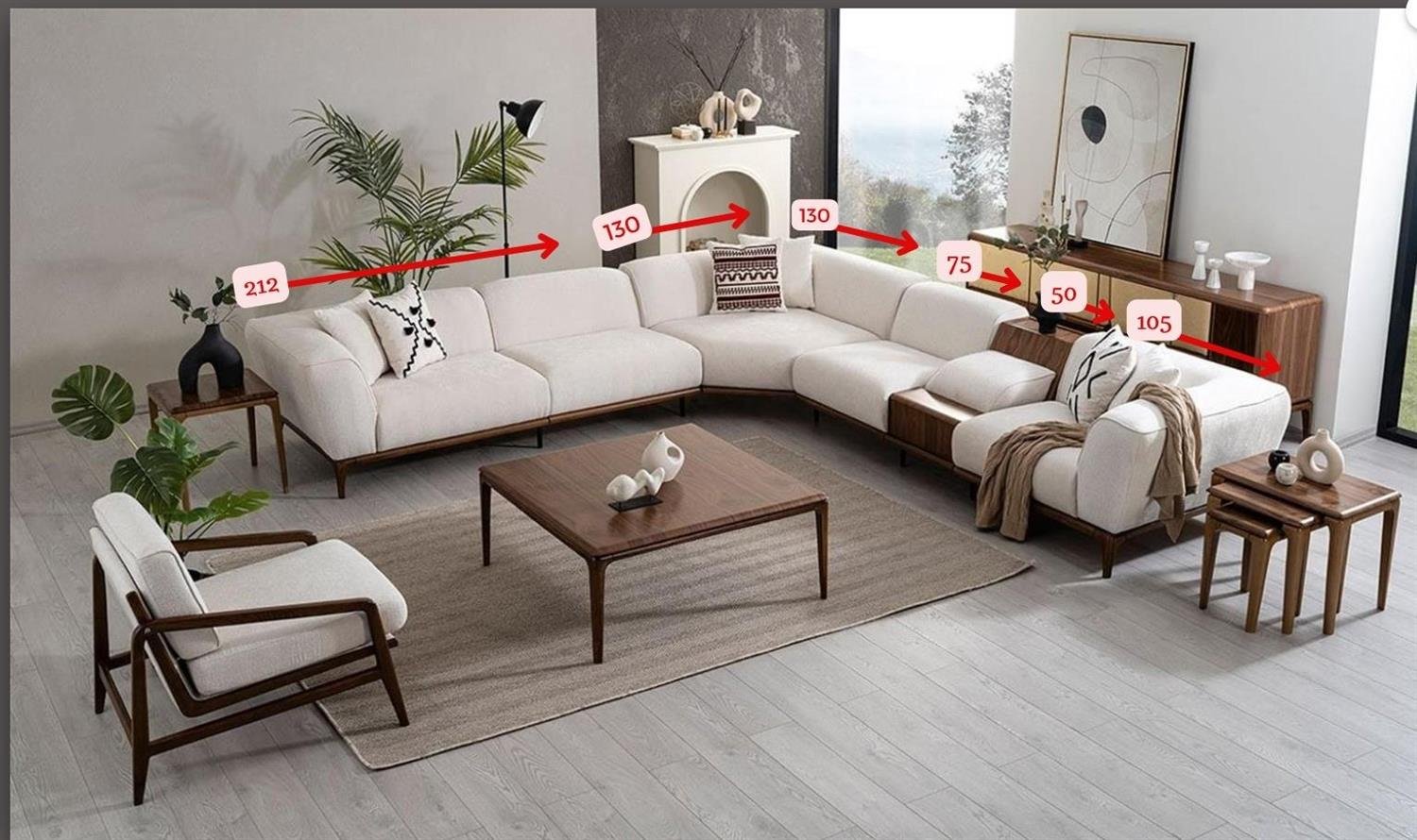 Lotus Plus Köşe Koltuk Takımı 