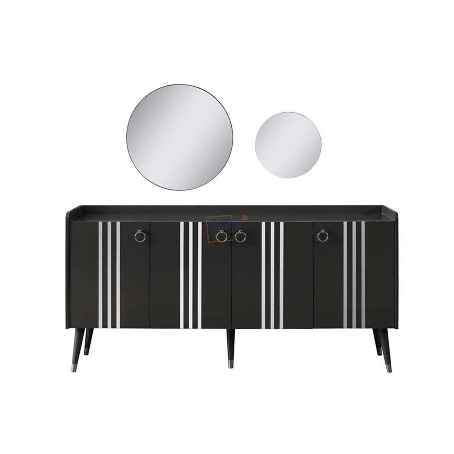 Lotus Yemek Odası Konsol Antrasit