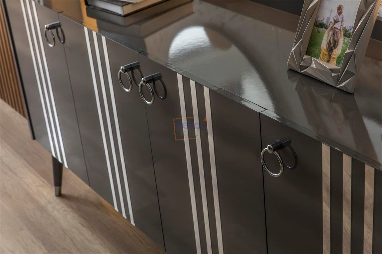 Lotus Yemek Odası Takımı Antrasit