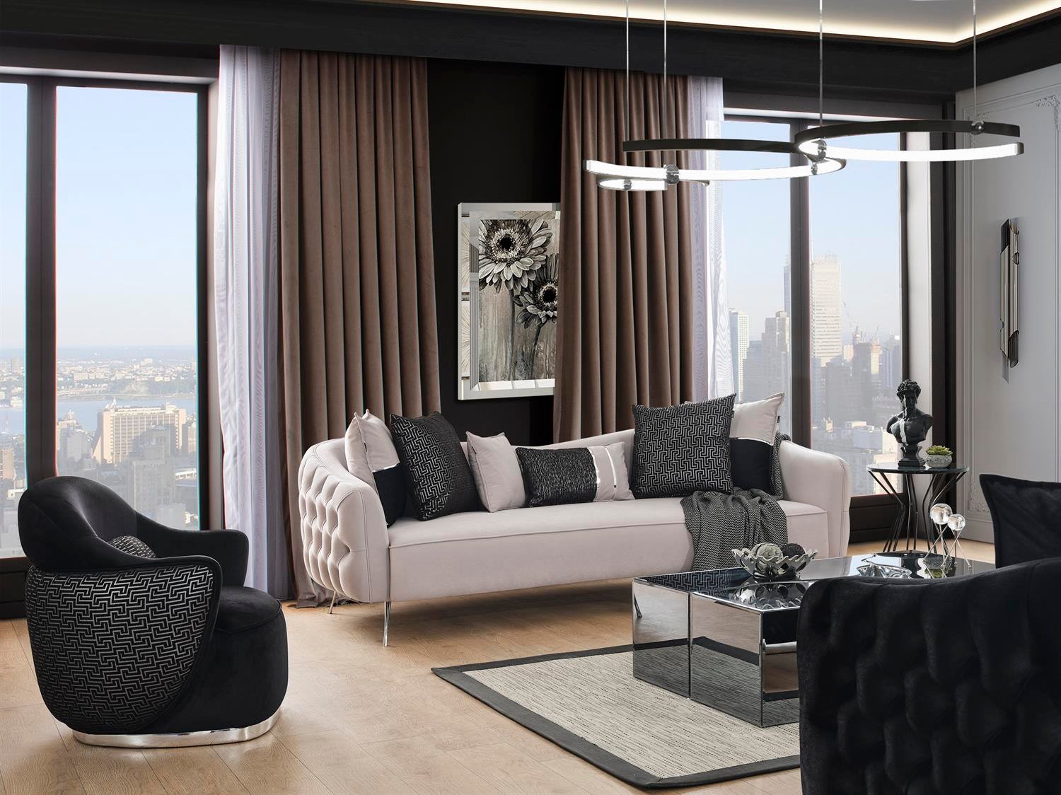 Lounge Krem Koltuk Takımı