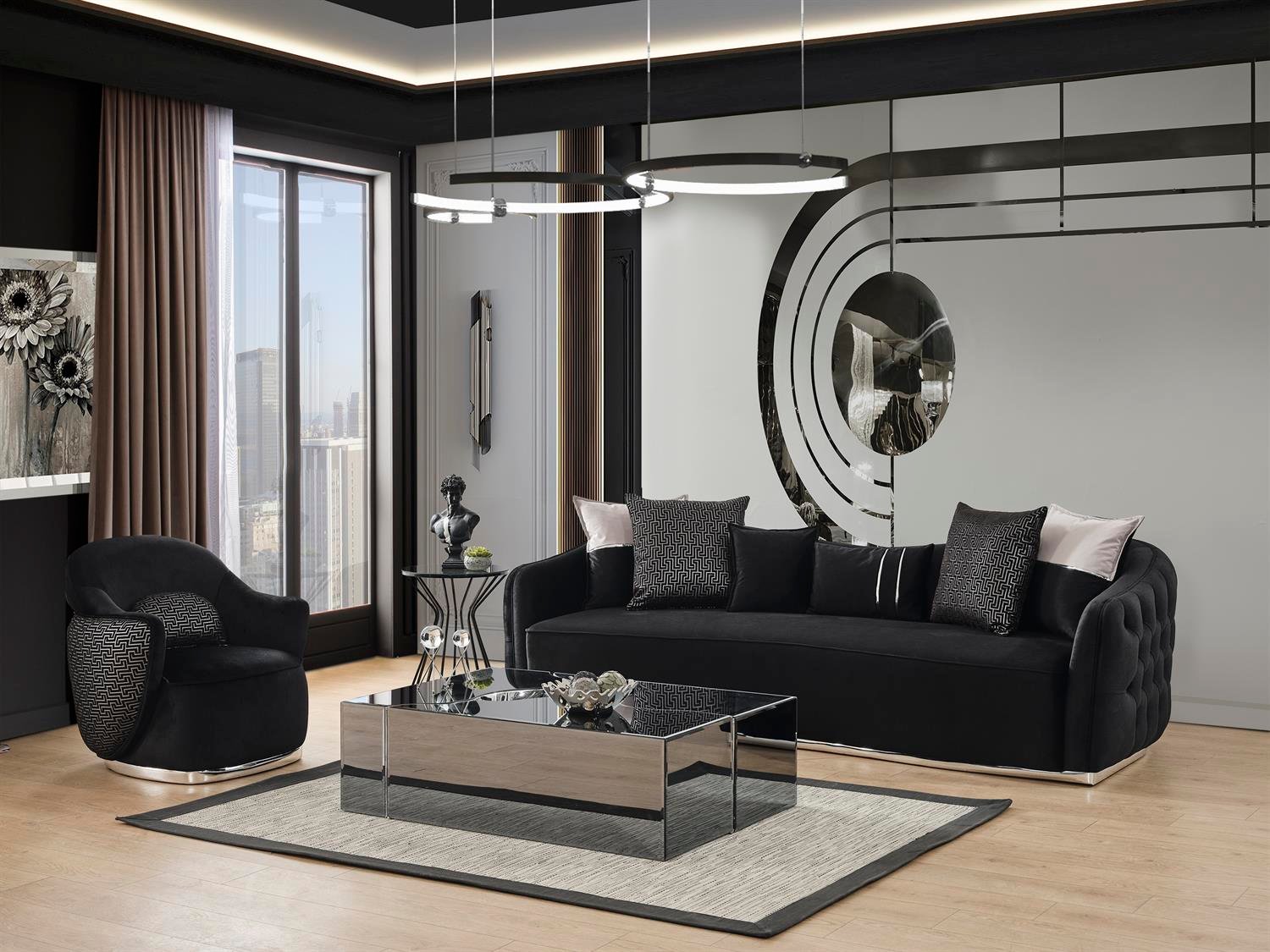 Lounge Krem Koltuk Takımı