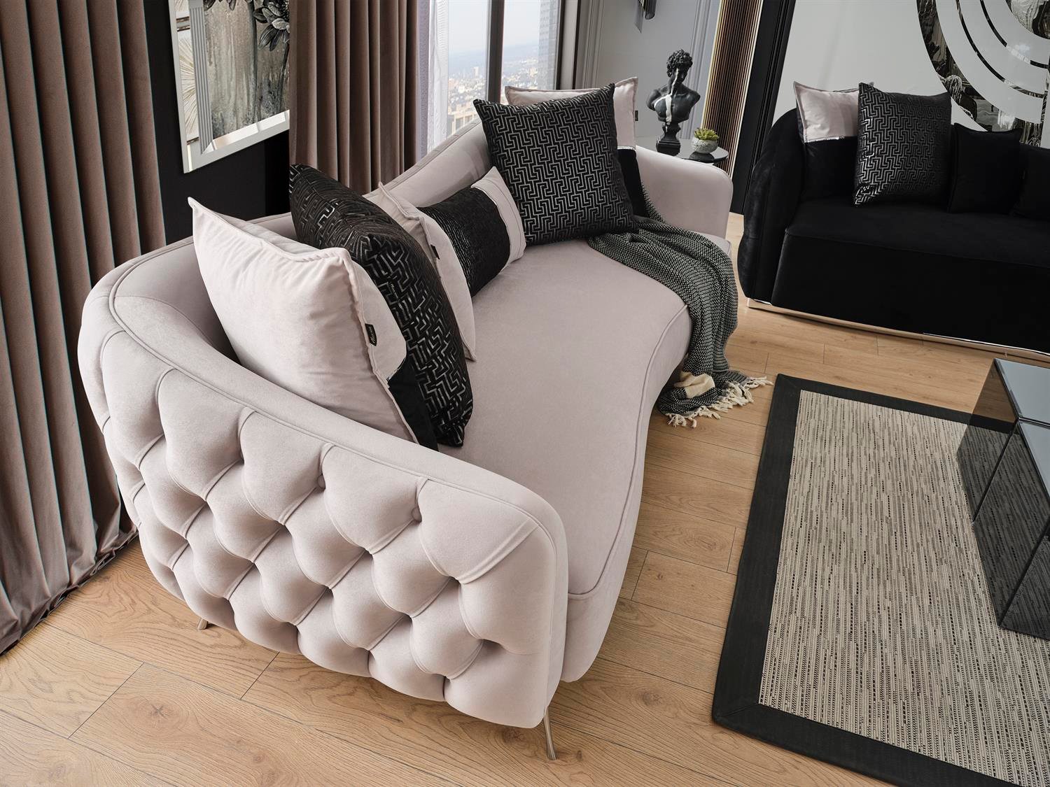 Lounge Krem Koltuk Takımı