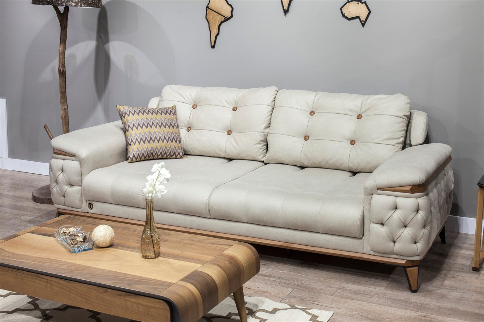 Marsilya Üçlü Koltuk