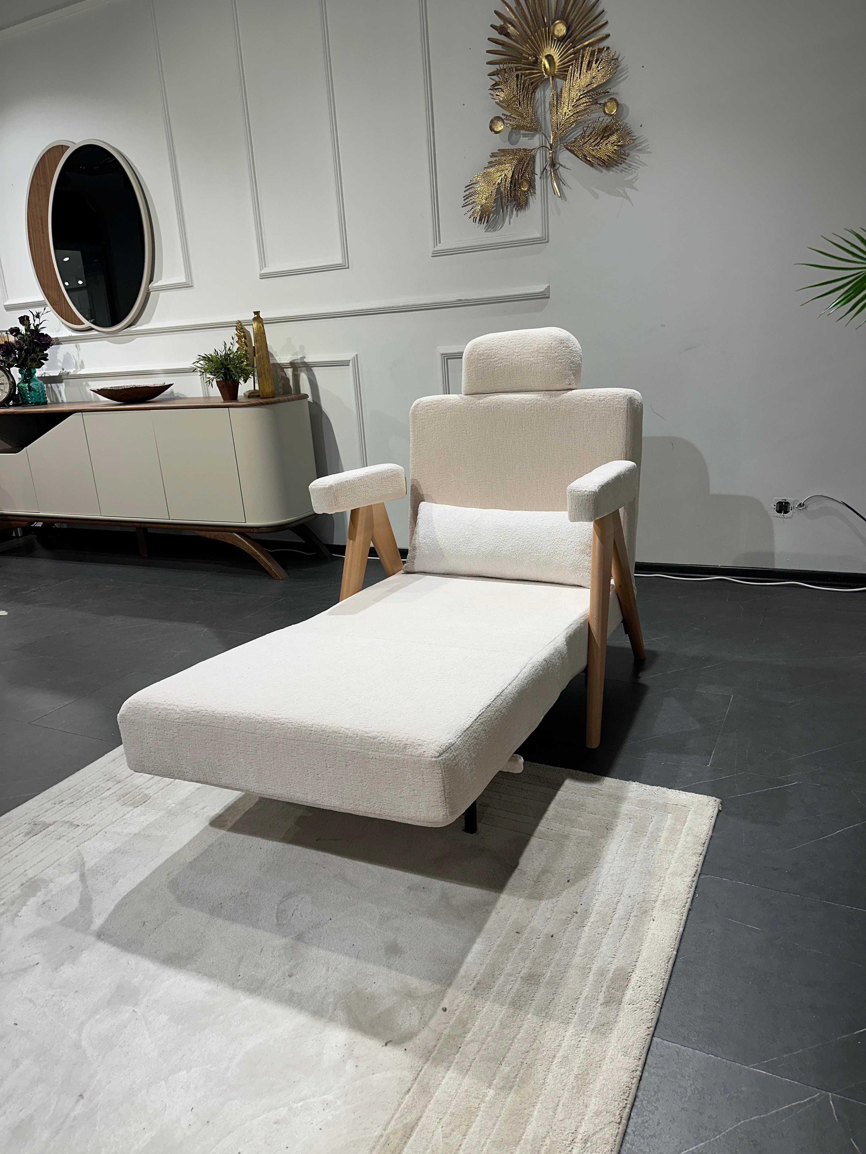 Medi Katlanır Yataklı Berjer