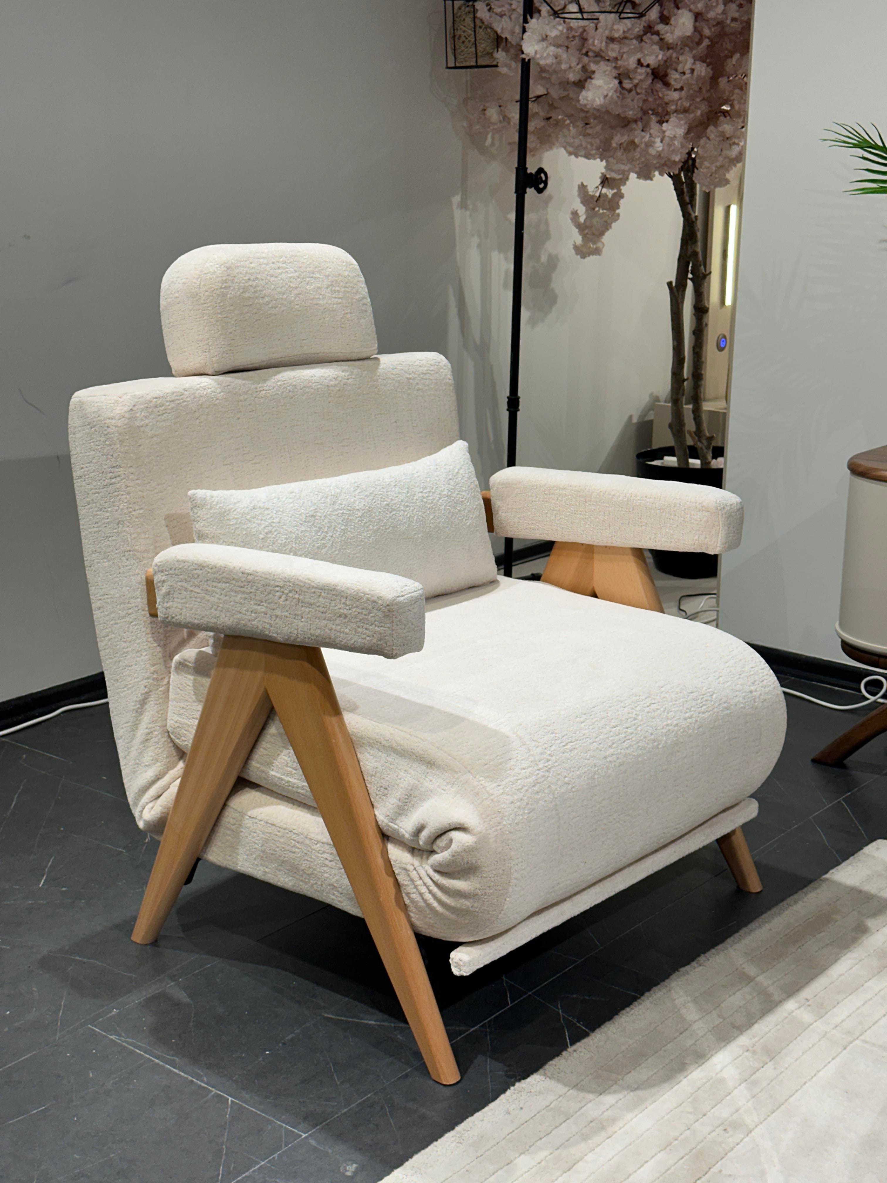 Medi Katlanır Yataklı Berjer