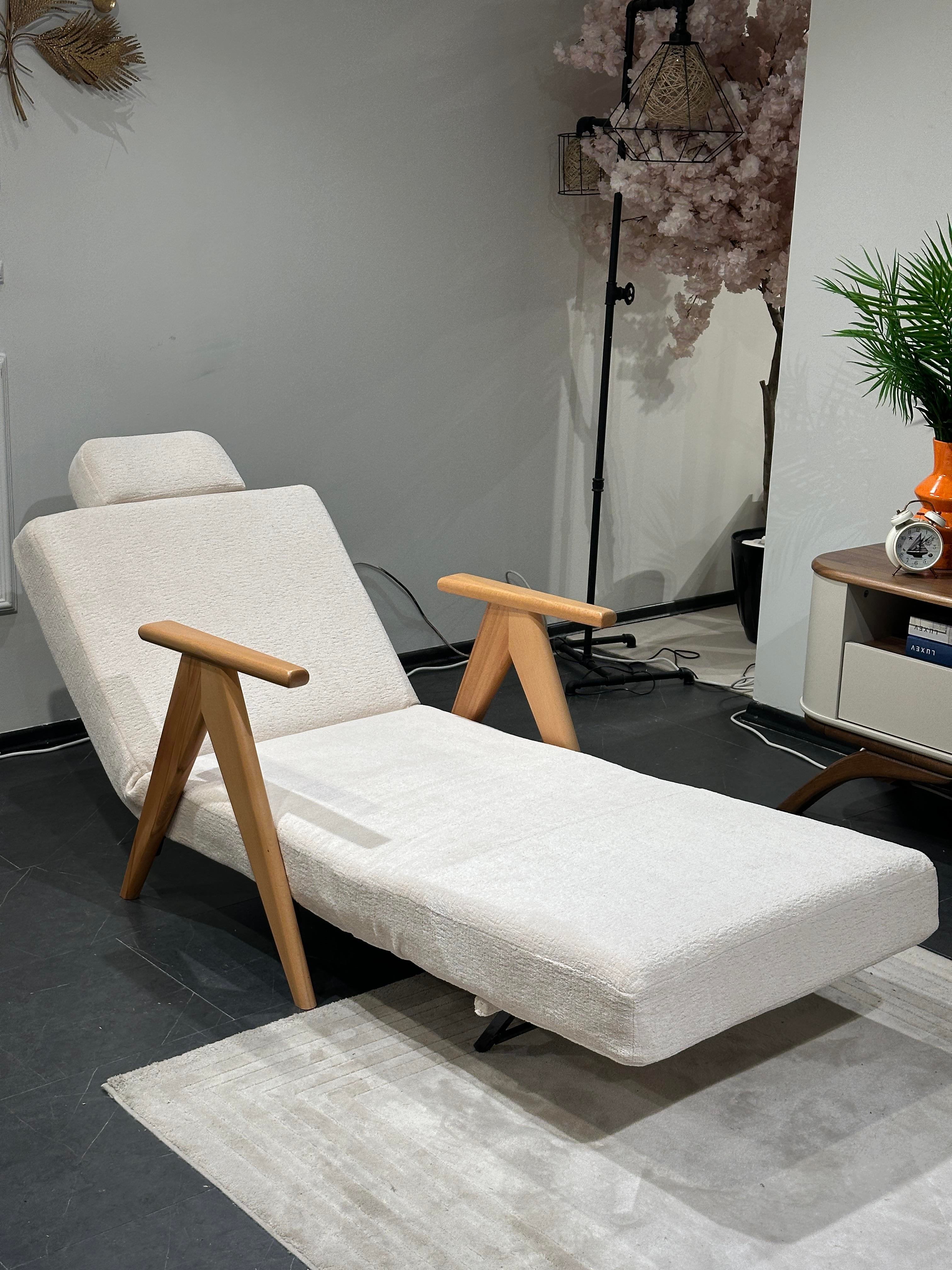 Medi Katlanır Yataklı Berjer