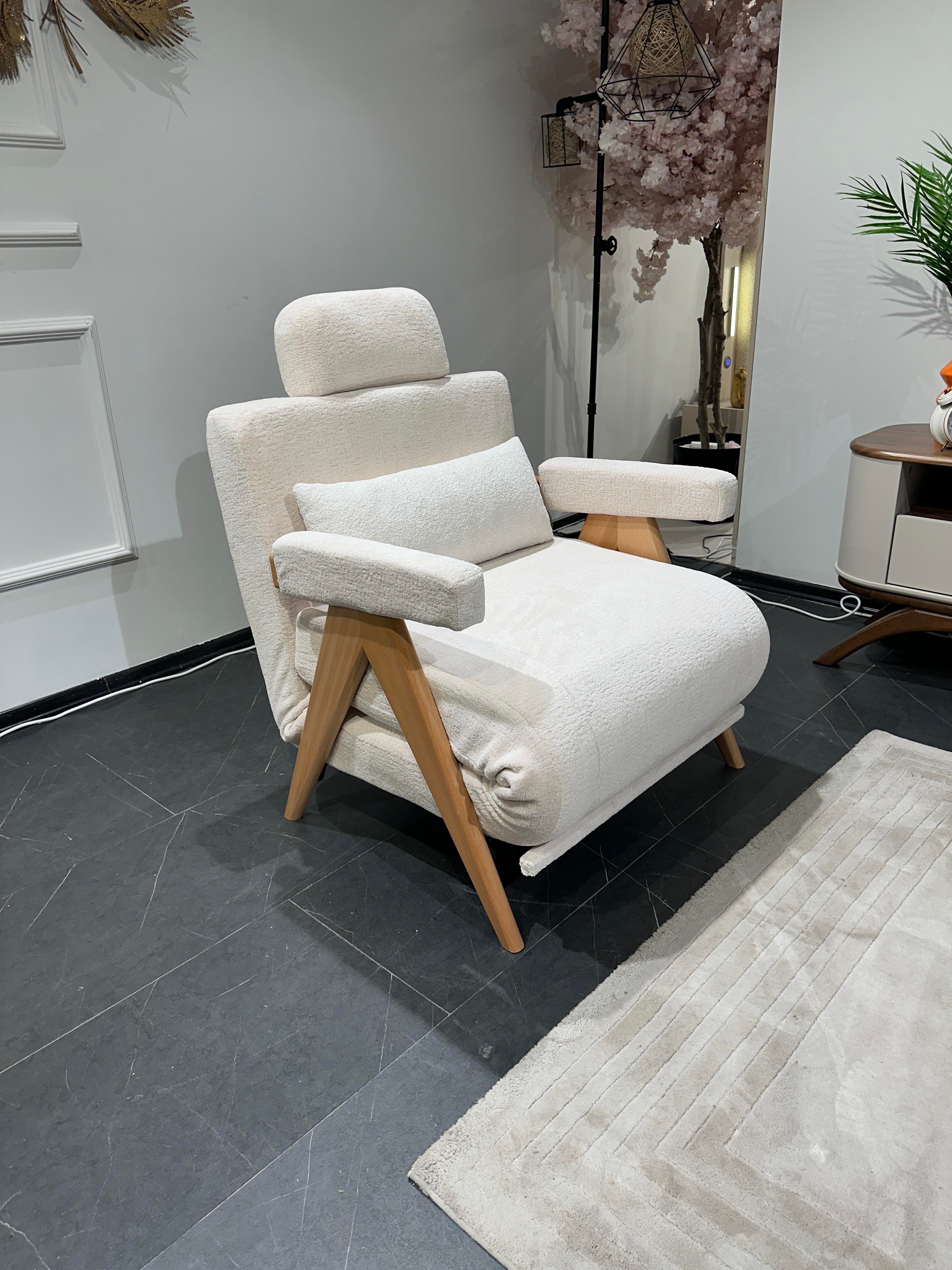 Medi Katlanır Yataklı Berjer