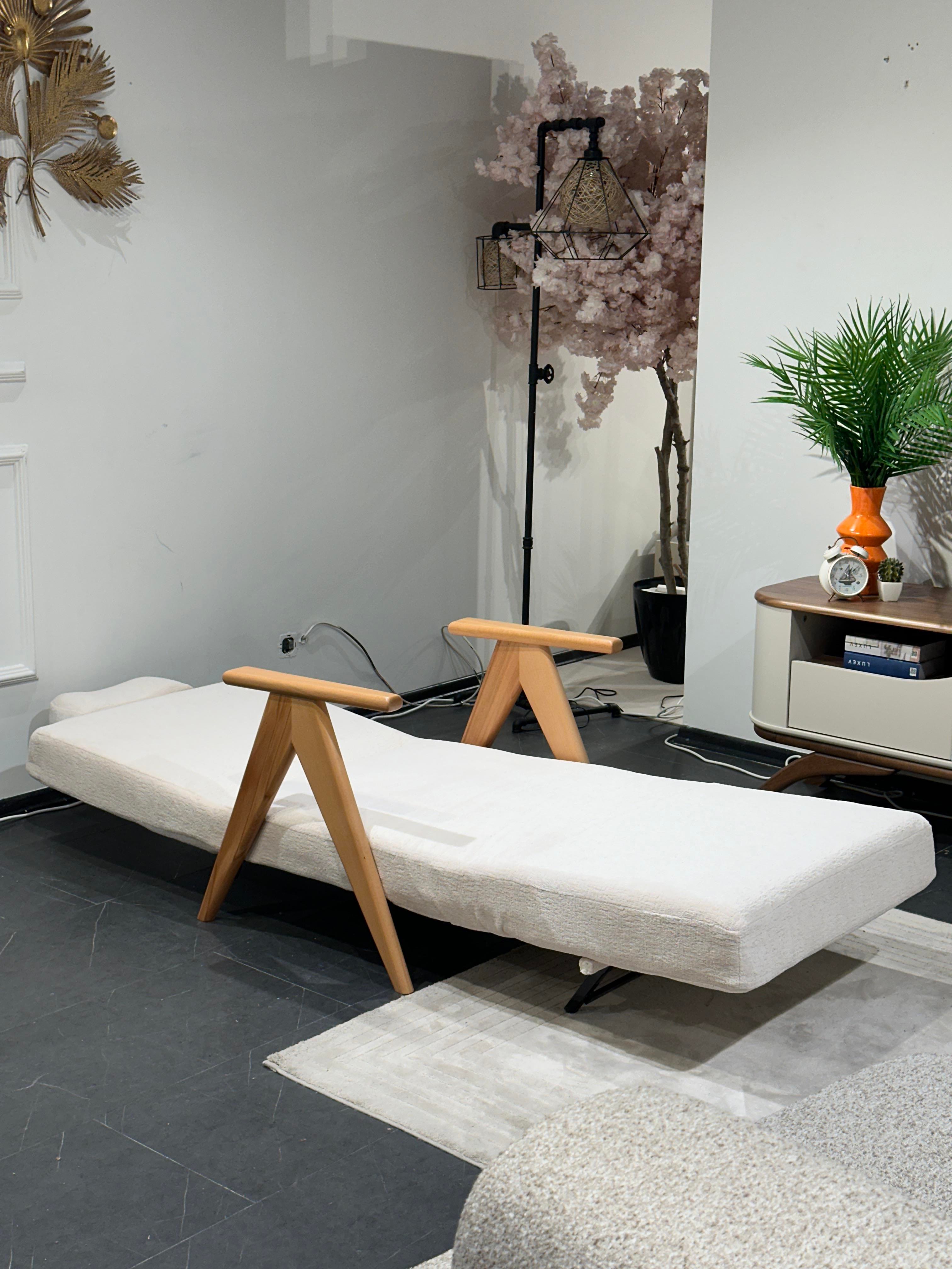 Medi Katlanır Yataklı Berjer