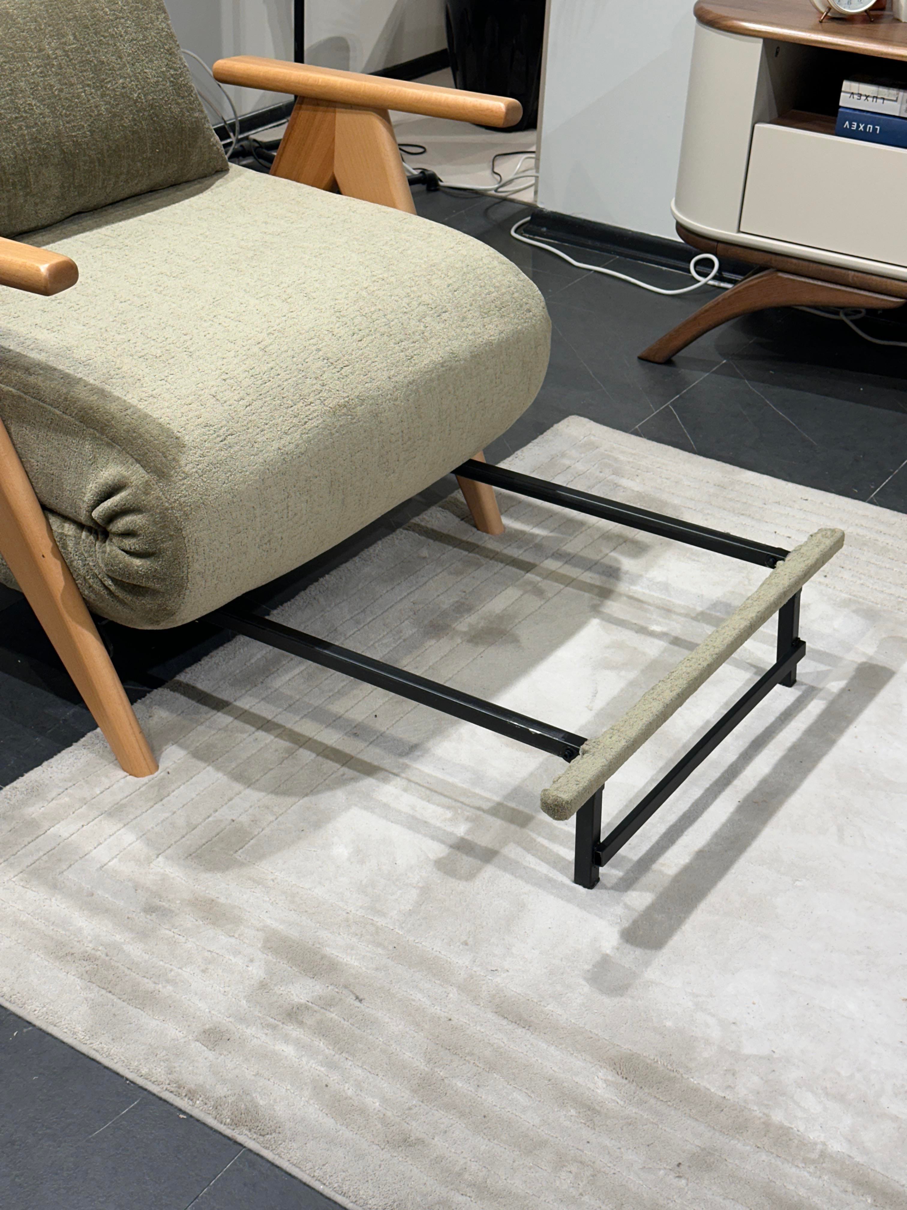 Medi Katlanır Yataklı Berjer ( Bej )