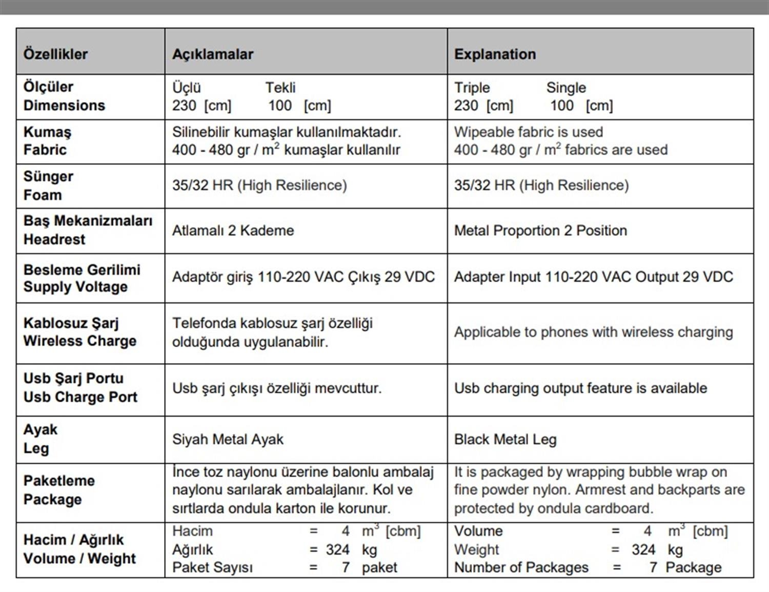 Milano Koltuk Takımı