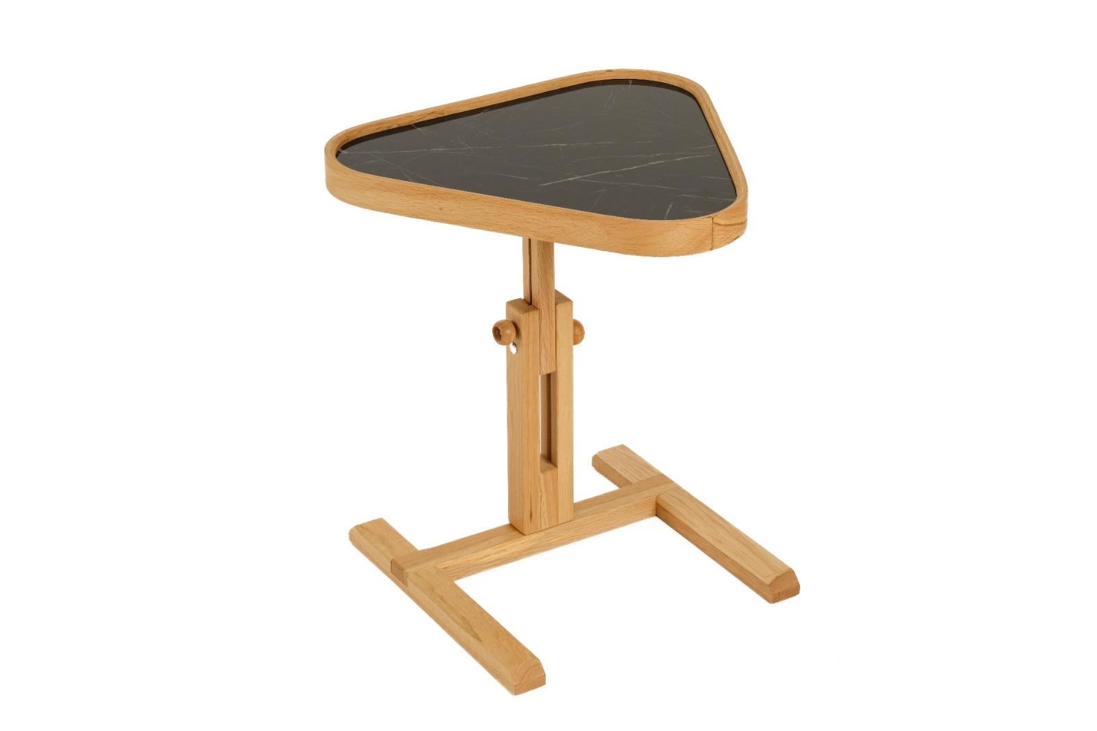 Opus Üçgen Meşe SM Sehpa