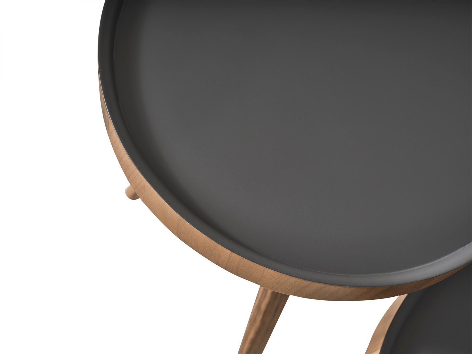 Polen Ceviz Antrasit Zigon Sehpa