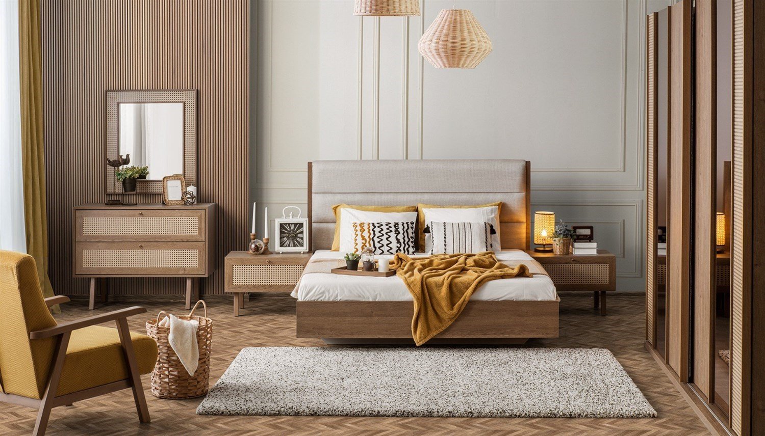 Rattan Yatak Odası Takımı