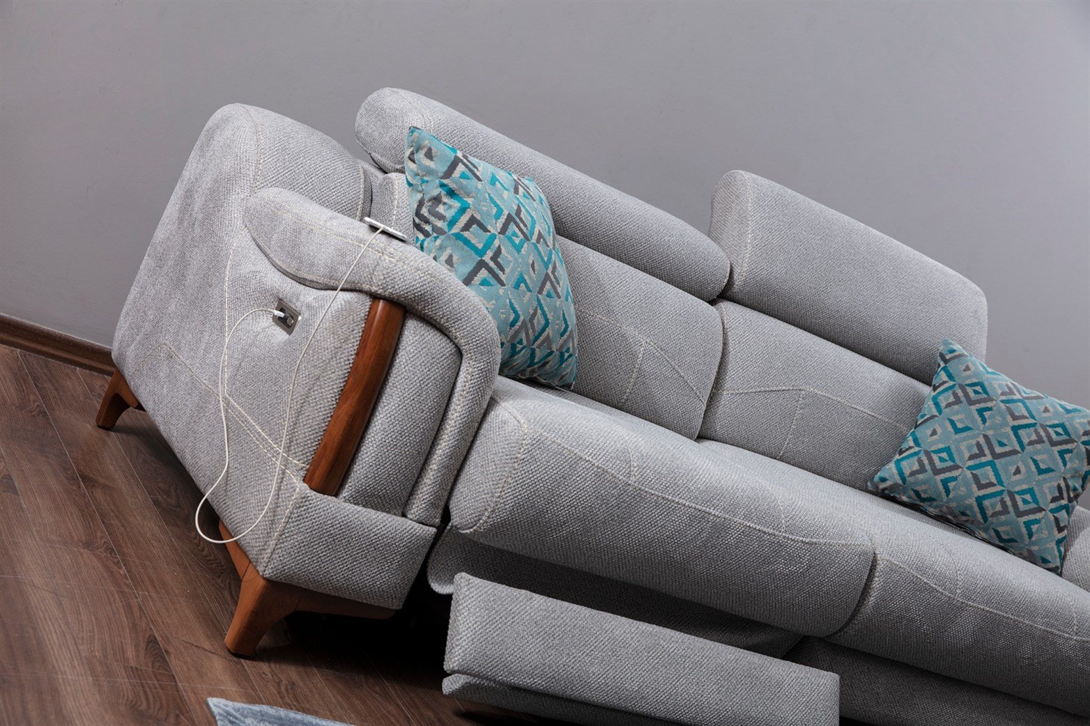 Rio Yataksız Üçlü Koltuk