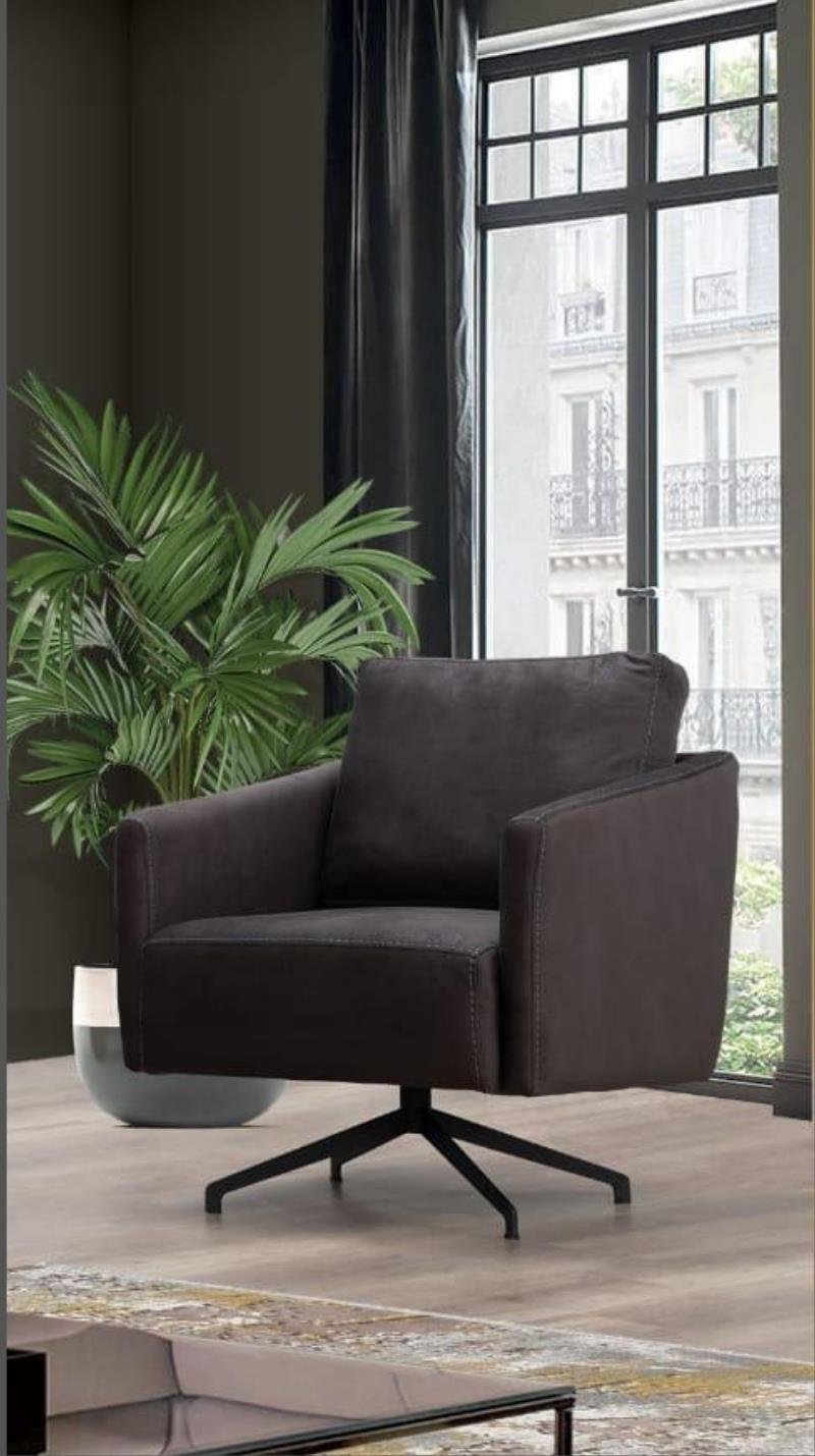 Safran Tekli Koltuk Antrasit 