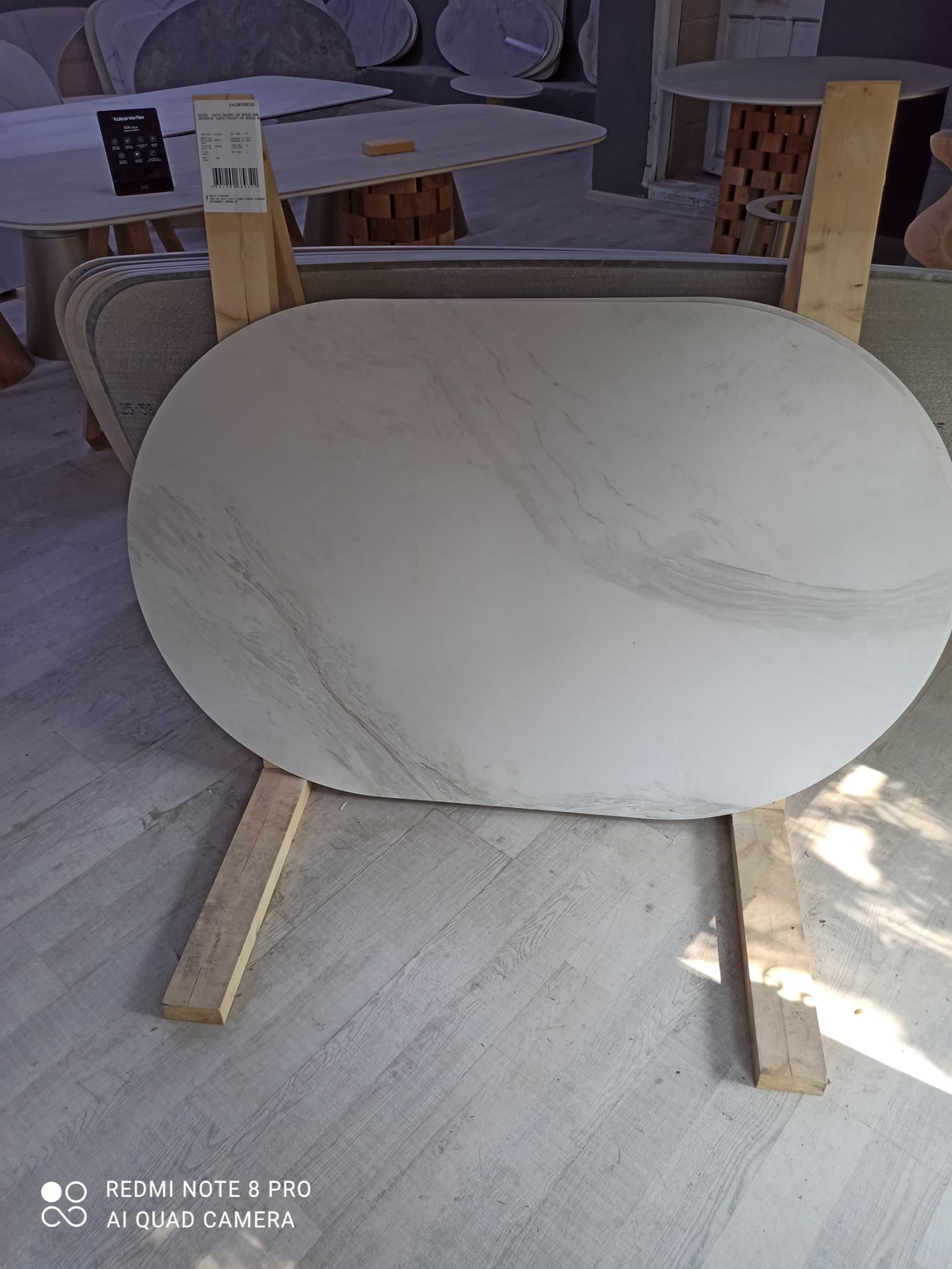 Seramik Yemek Masası 140 cm