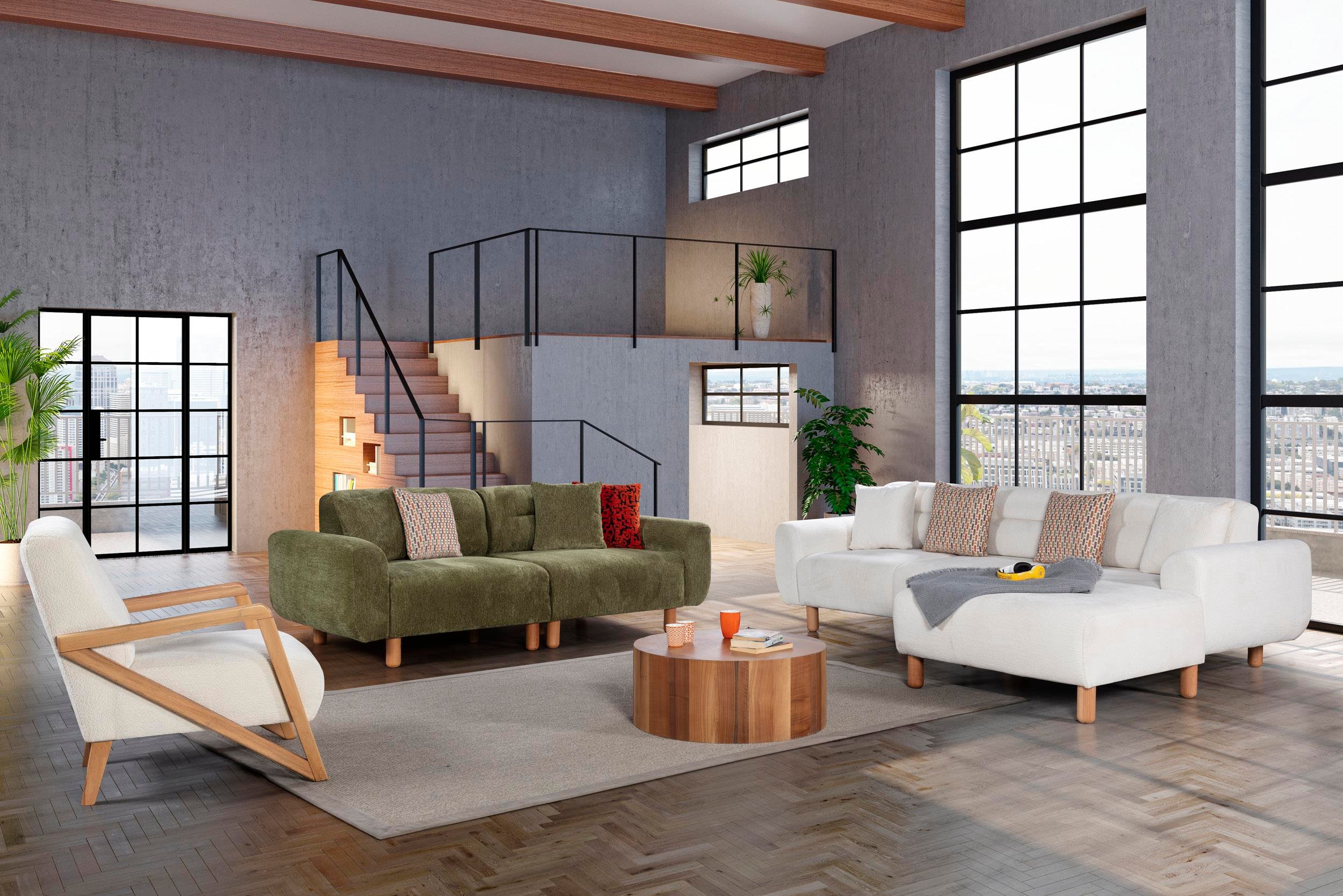 Siesta Köşeli Koltuk Takımı