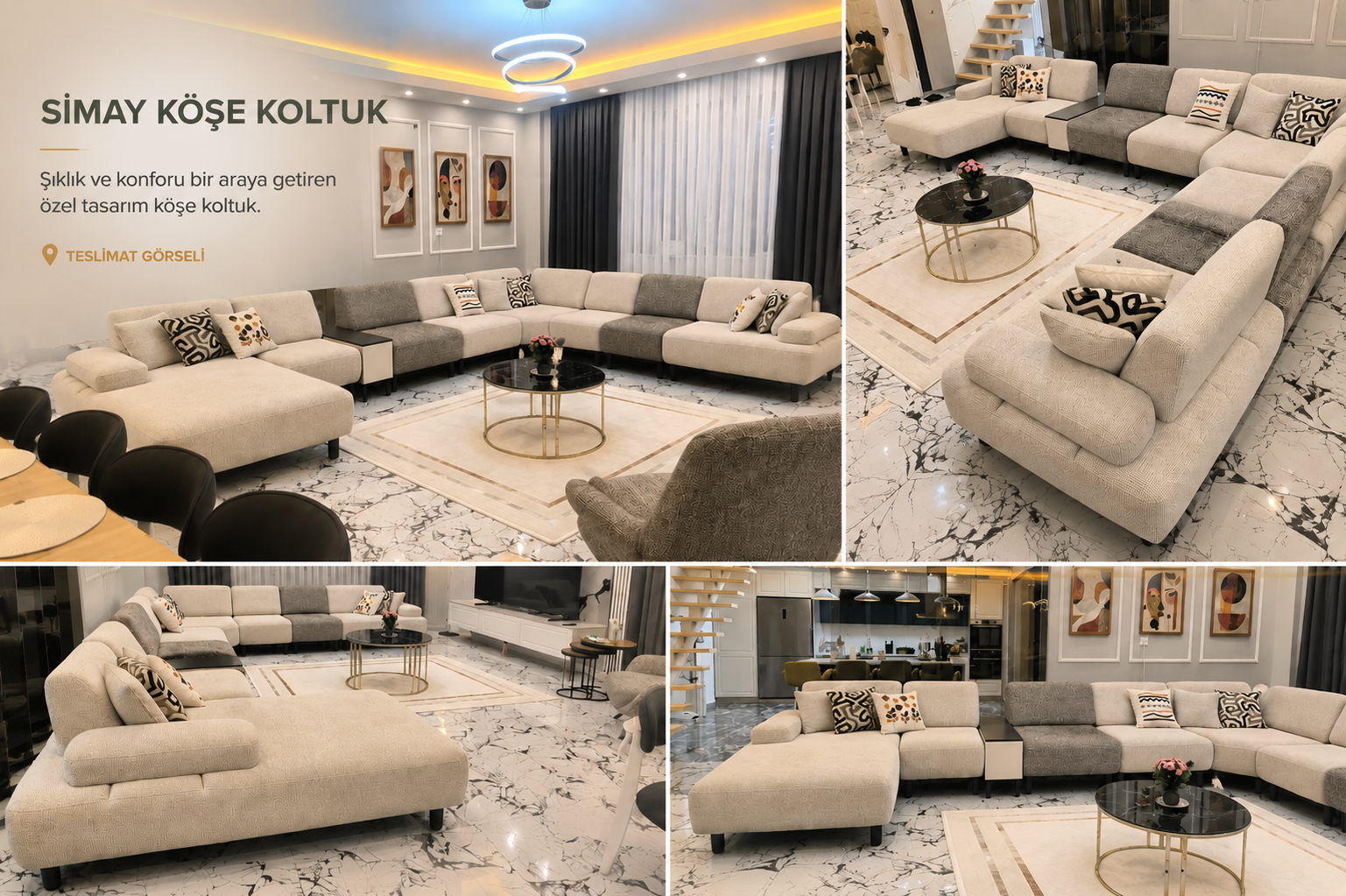 Simay U Köşe Koltuk Teslimatı 