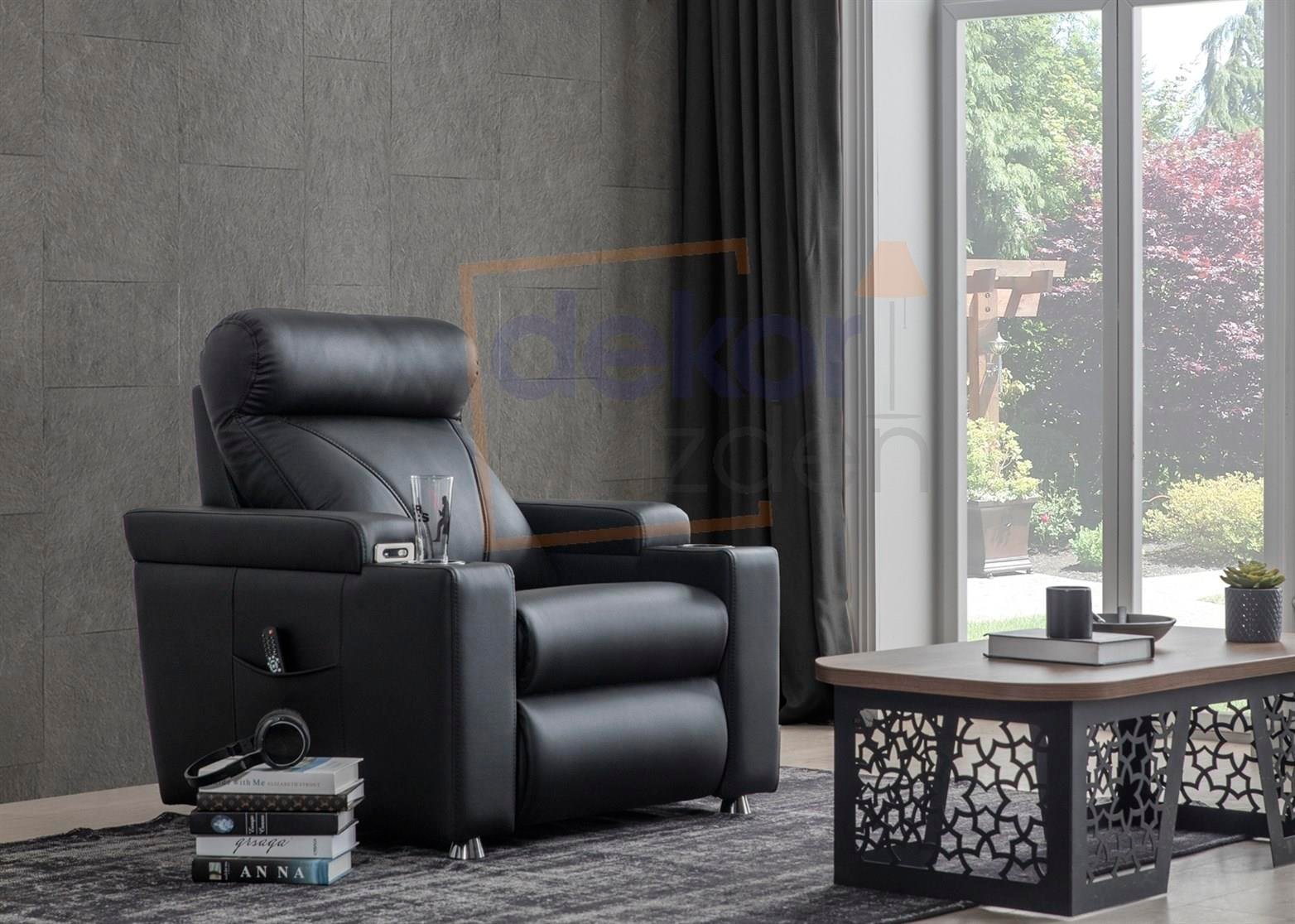 Tekli Ev Sinema Koltuğu M - Plus Masajlı