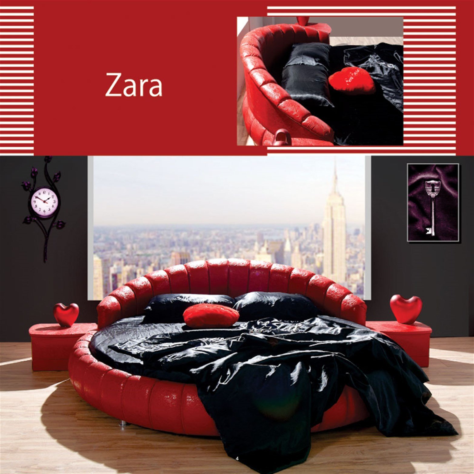 Zara Yuvarlak Karyola 