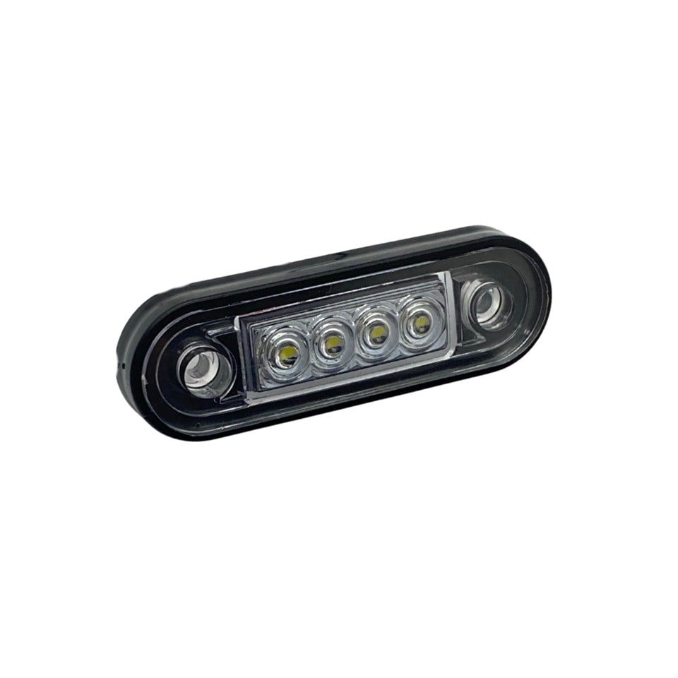 12V-24V PARMAK LAMBA 4-LEDLİ (BEYAZ) (85*28 MM)