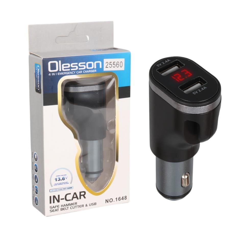 12V-24V TELEFON ŞARJ CİHAZI (ÇAKMAK GİRİŞLİ) (USB+TYPE-C) 