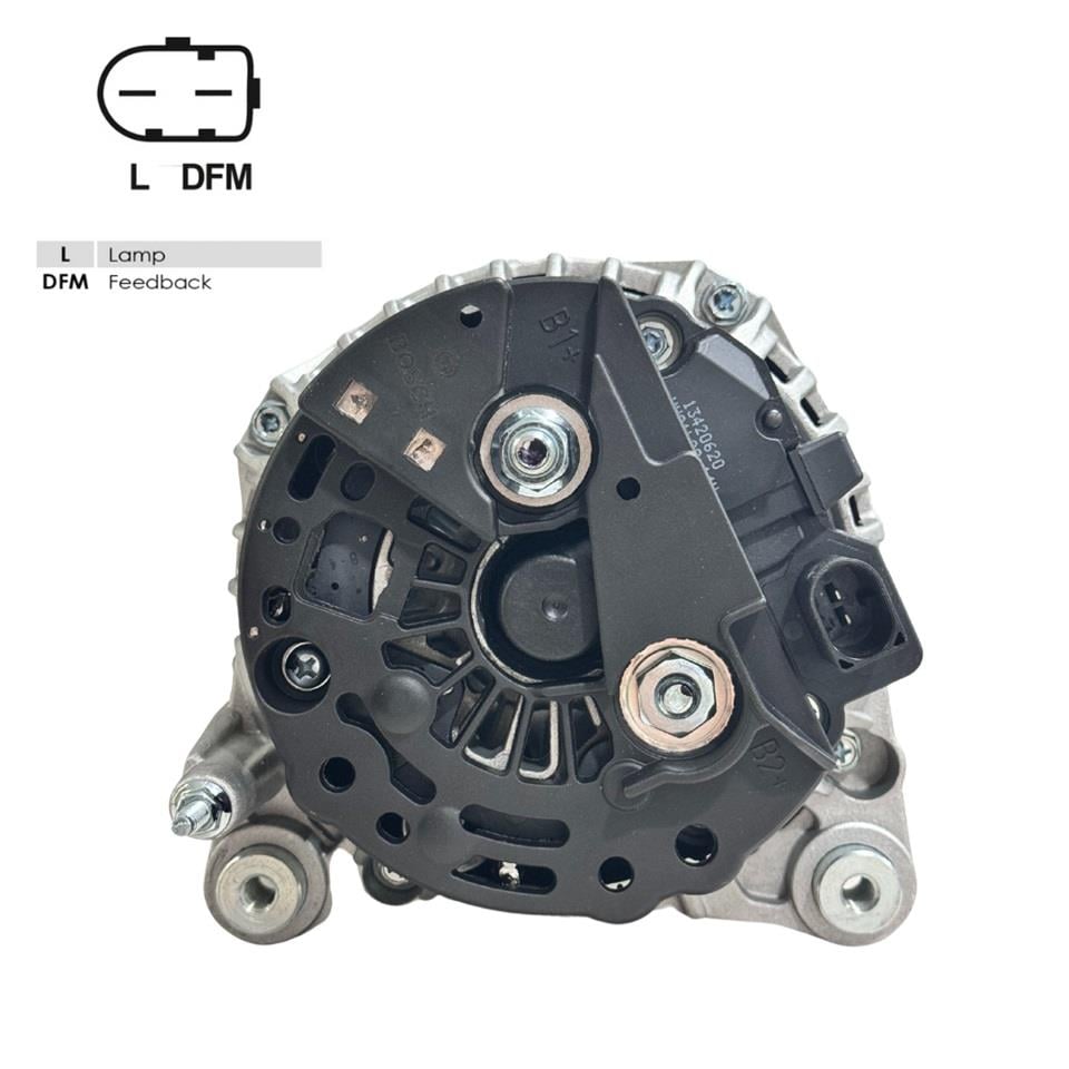 BOSCH 12V ALTERNATÖR DİNAMO 140 A (L-DFM) AUDI-SEAT-SKODA-VW 