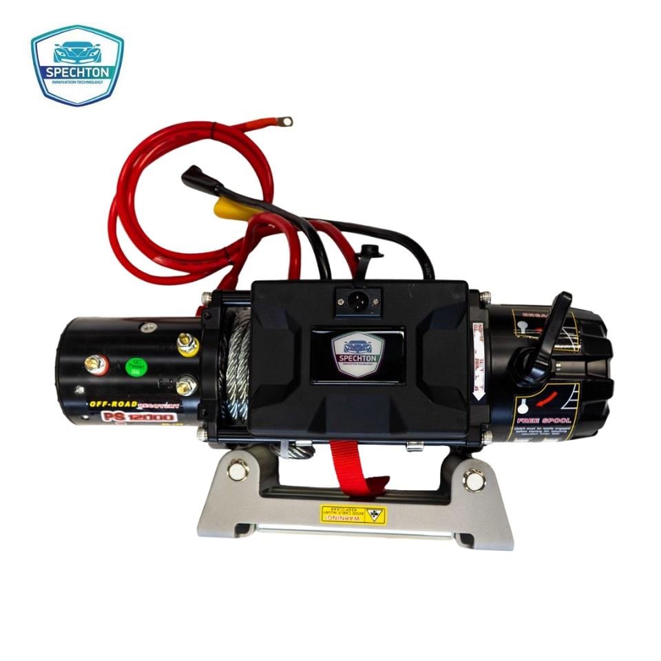 12V ELEKTRİKLİ VİNÇ ÇEKİCİ 3.7 KW (ÇELİK HALAT) (5500 KG)