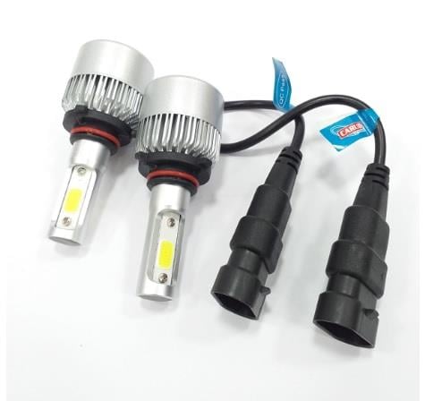 8-48V HB4 LED FAR AMPUL SETİ 6000K 3800 LÜMEN (COB LED) (FANLI)