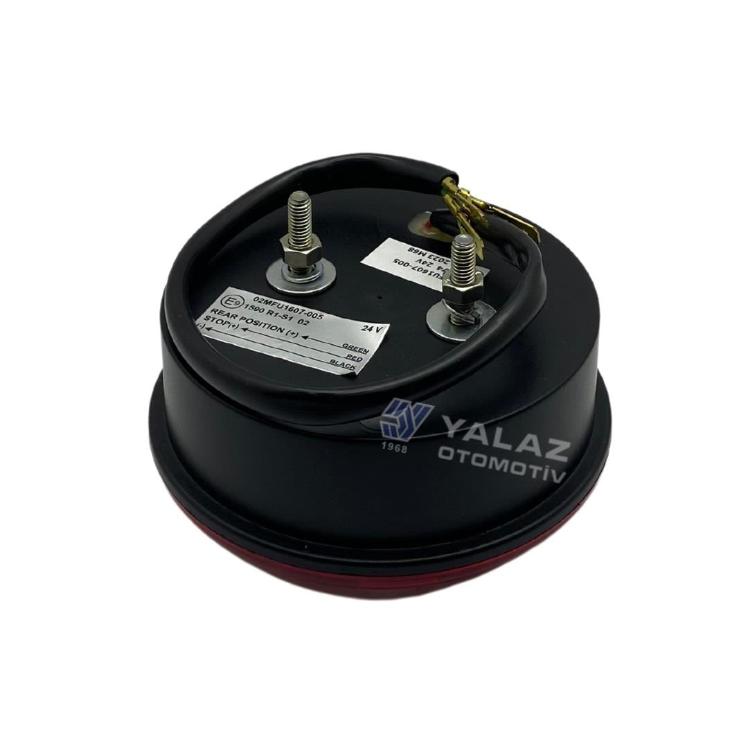 FARPLAS 24V STOP-PARK LAMBASI LEDLİ (YUVARLAK) GÜLERYÜZ COBRA-MITSUBISHI-OTOKAR-TEMSA (122 MM)