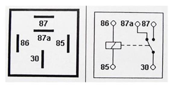 12V RÖLE 5 UÇLU 40 A IŞIKLI (ŞEFFAF) (ÇİFT PLATİN) (30-85-86-87-87a)
