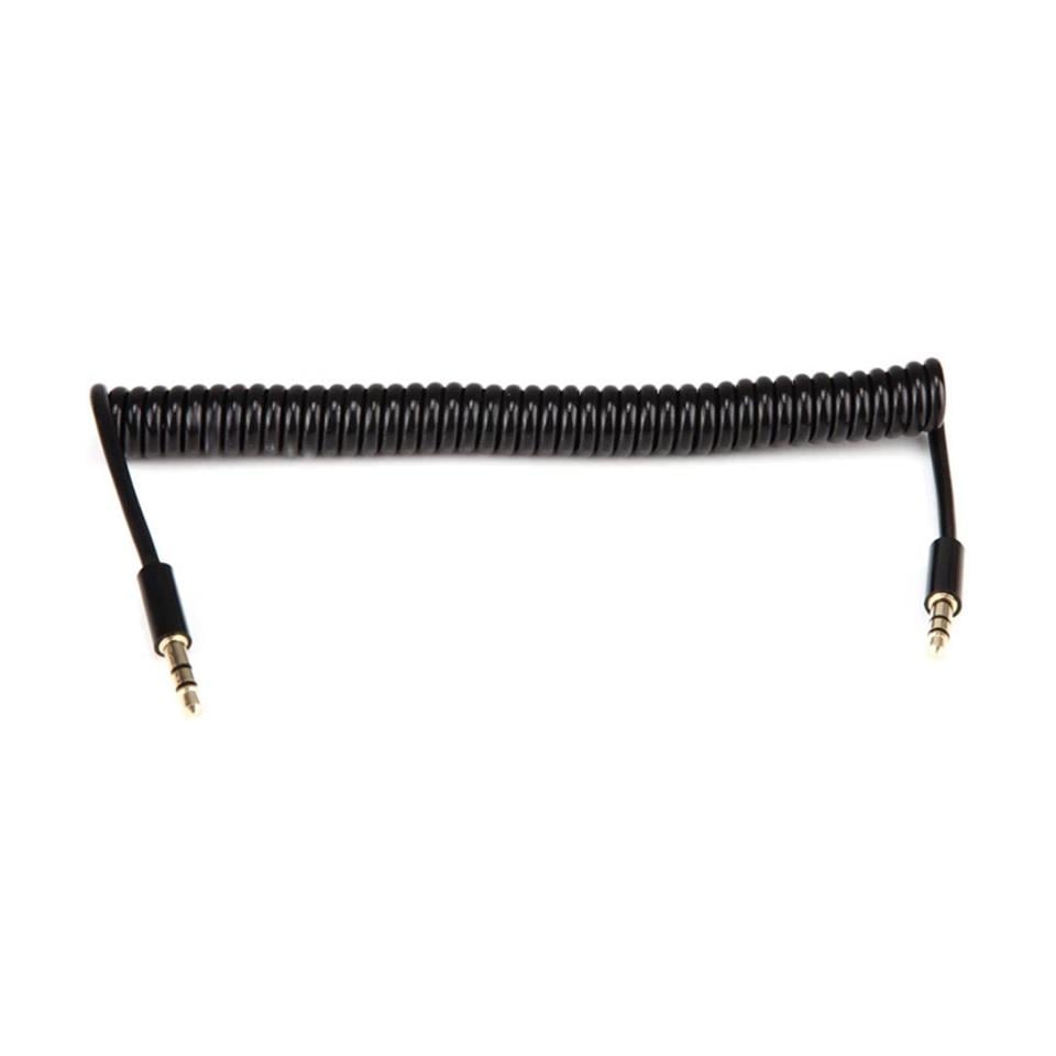AUX KABLOSU 3.5 MM STEREO (SPİRAL KABLOLU) (2 MT)