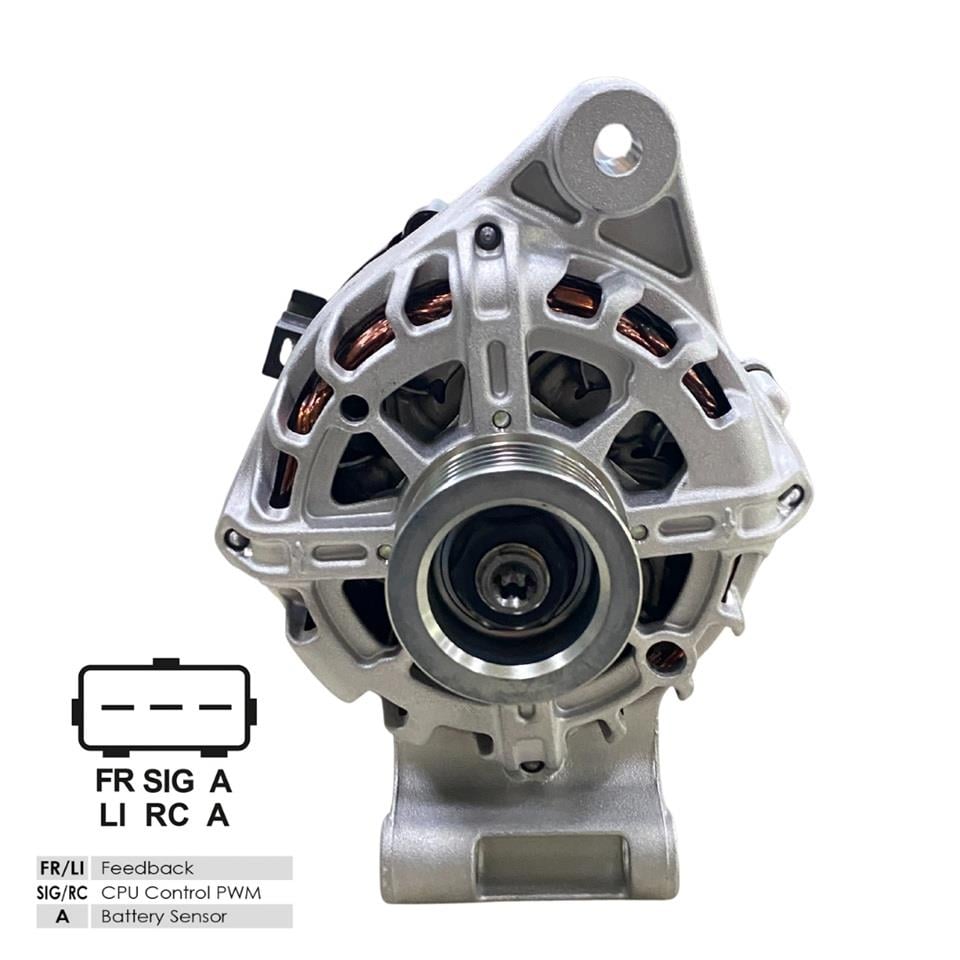 VALEO 12V ALTERNATÖR DİNAMO 105 A (FR-SIG-A) FORD C-MAX/FIESTA/FOCUS BENZİNLİ 1999-2012