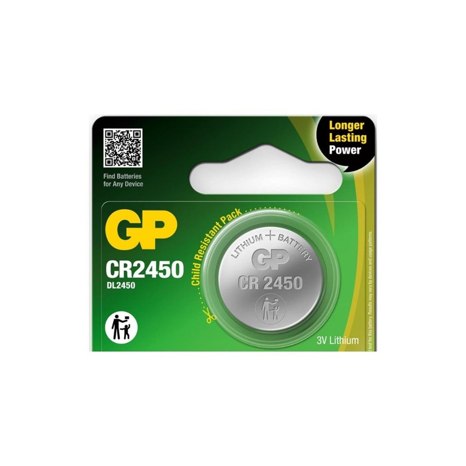 GP 3V LİTYUM PİL (24.5*5 MM) CR2450-DL2450