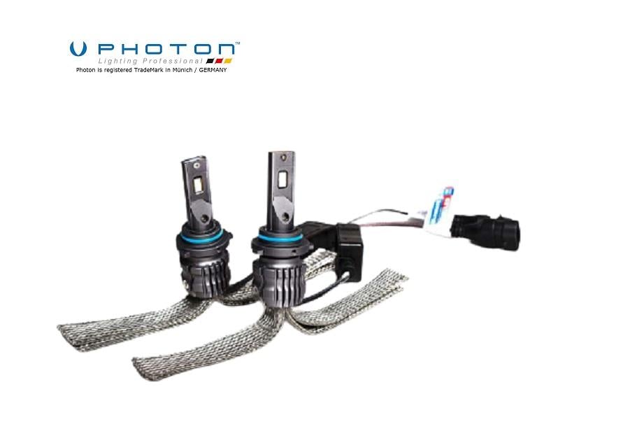 PHOTON 12V HB3 9005 CSP LED XENON FAR AMPUL SETİ 6000K 9500 LÜMEN FANSIZ CANBUS