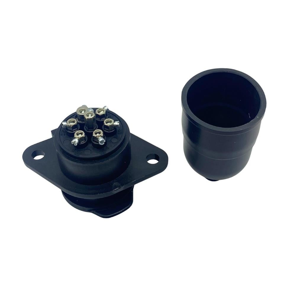 TIR DORSE ELEKTRİK SOKETİ (RÖMORK FİŞİ) (7'Lİ DİŞİ) (PLS SİYAH) (N TİPİ)