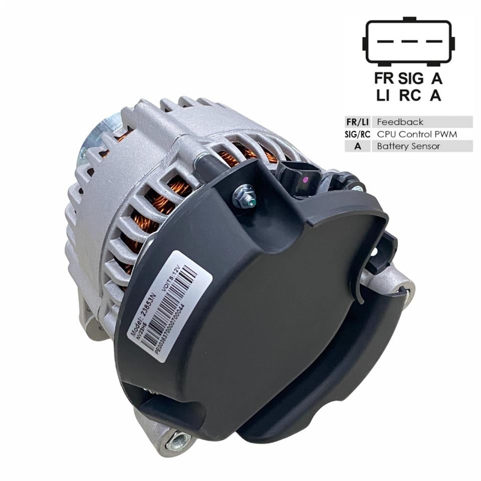 12V ALTERNATÖR DİNAMO 124 A (FR-SIG-A) FORD FOCUS/CONNECT 1.8 TDCI 1998 >
