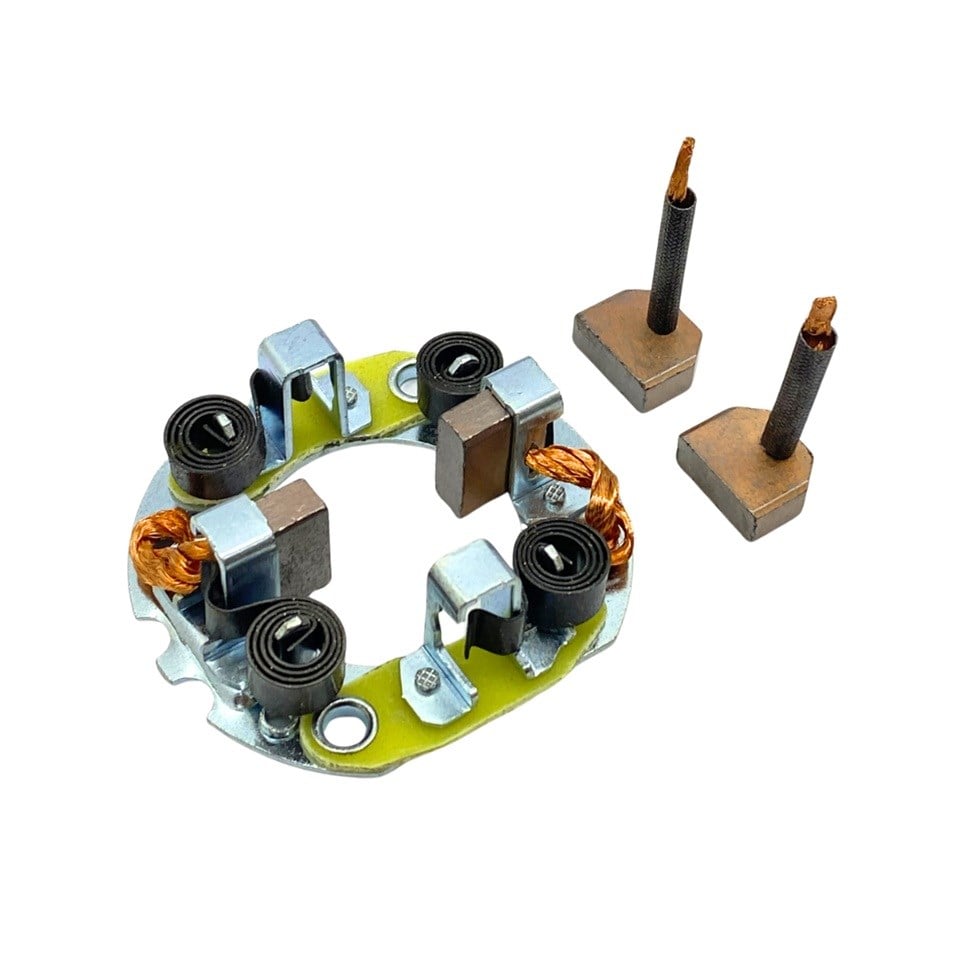12V MARŞ KÖMÜR YUVASI HITACHI TİPİ (4 KÖMÜRLÜ) BMC LEVEND-CLARK-DAEWOO-KOMATSU-LINDE-TCM FORKLİFT