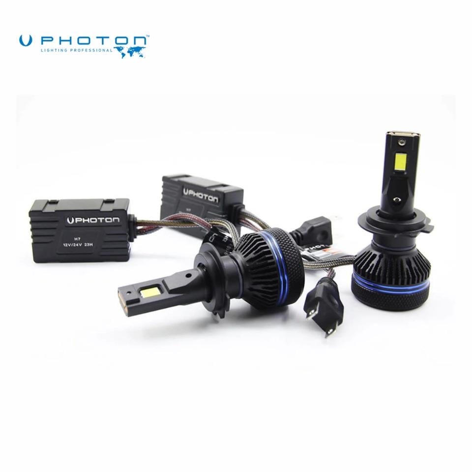 PHOTON 12V-24V H7 CSP LED XENON FAR AMPUL SETİ 6000K 15000 LÜMEN CANBUS