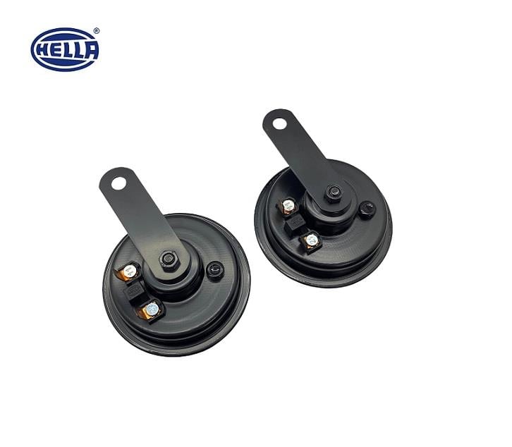 HELLA 24V DİDİT KORNA 335/435 HZ (SİYAH) (91 MM) (TAKIM)