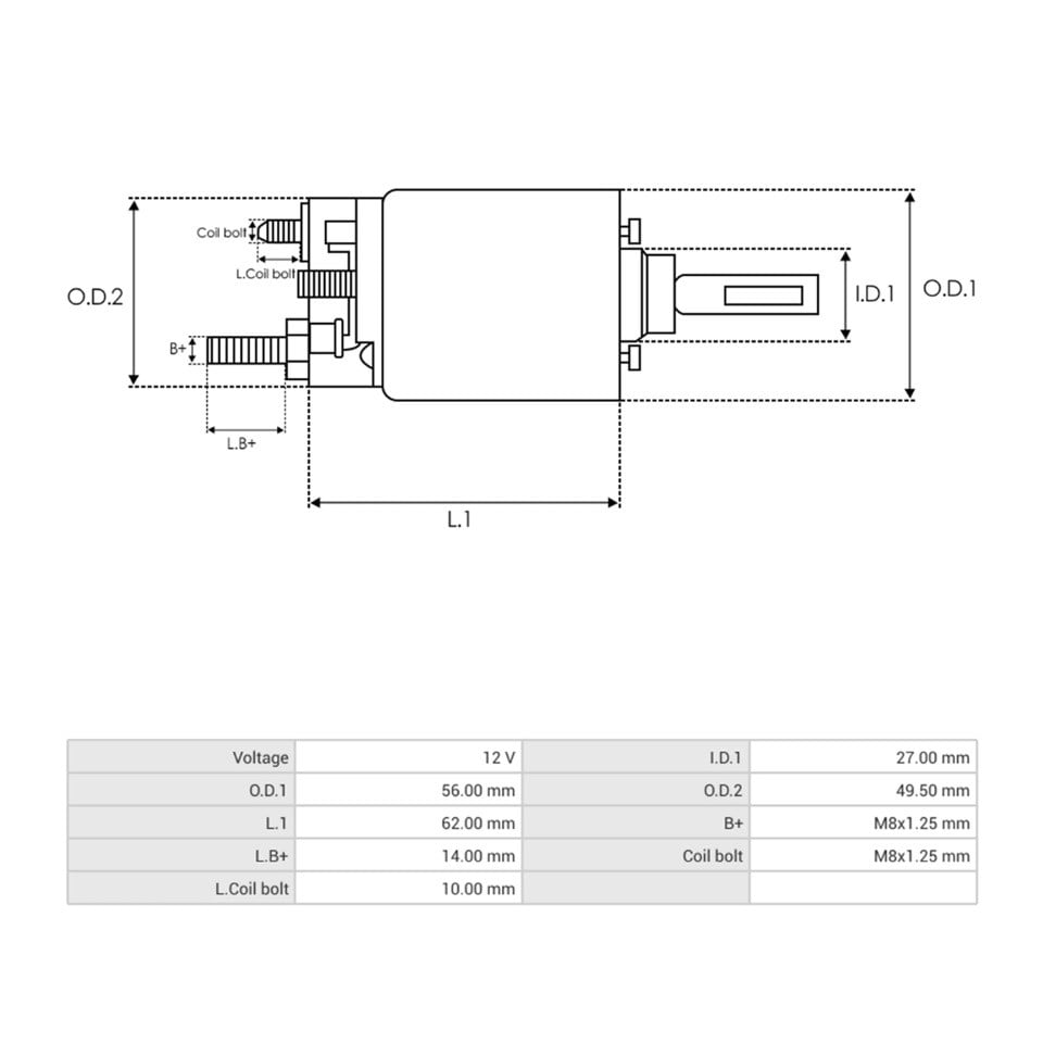 12V MARŞ OTOMATİĞİ ISKRA TİPİ ATLAS COPCO-DEUTZ-JCB-KHD