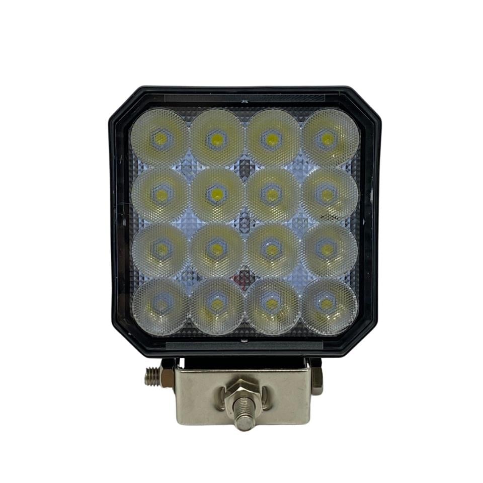 MARS 10V-30V ÇALIŞMA LAMBASI KARE (16 LEDLİ) (110*110*35 MM)